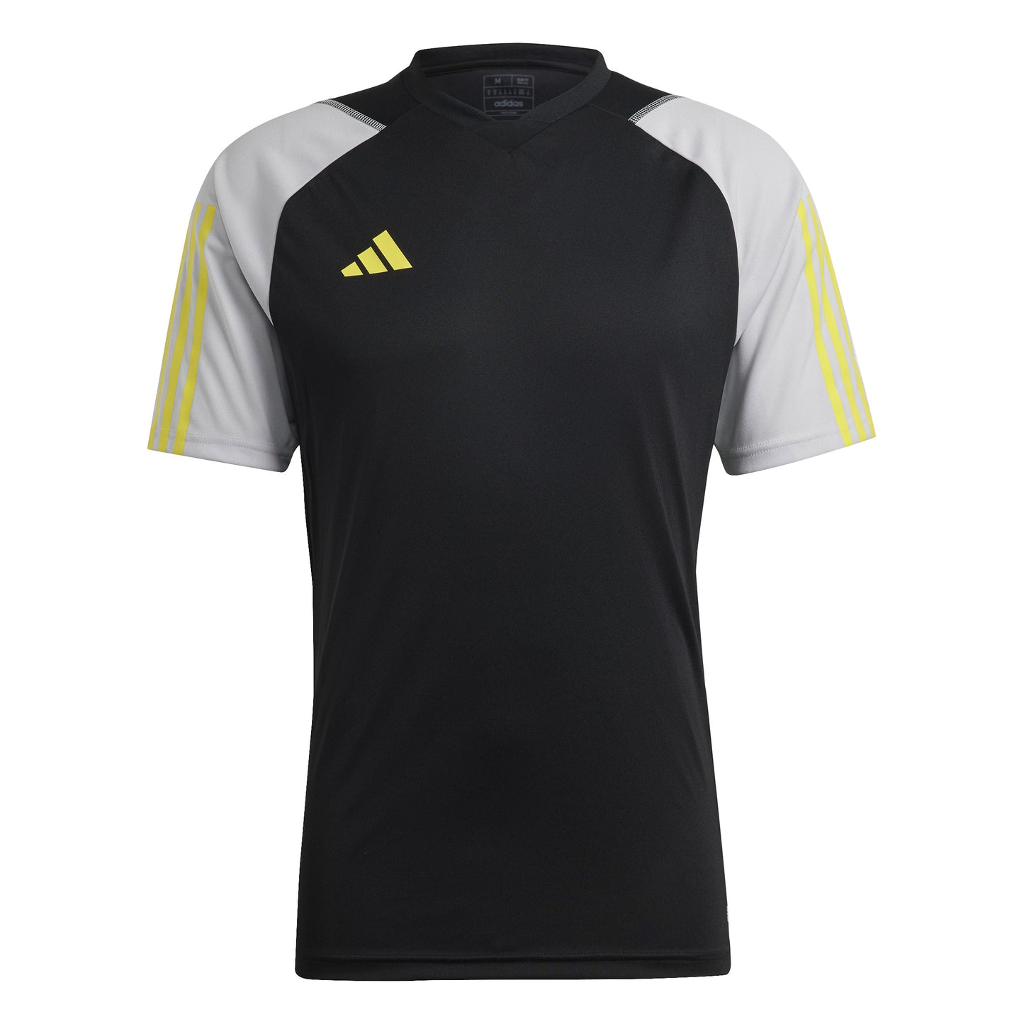 Adidas Tiro 23 Competition SS Shirt Black/Team Light Grey/Impact Yellow