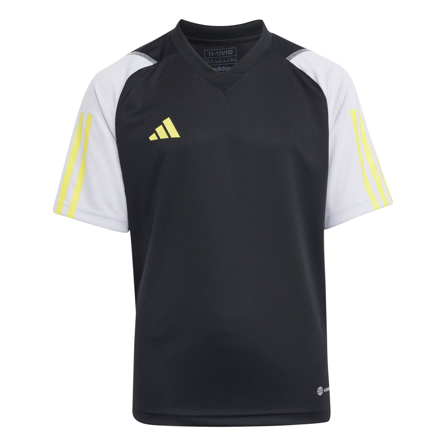 Adidas Tiro 23 Junior Competition SS Shirt Black/Team Light Grey/Impact Yellow