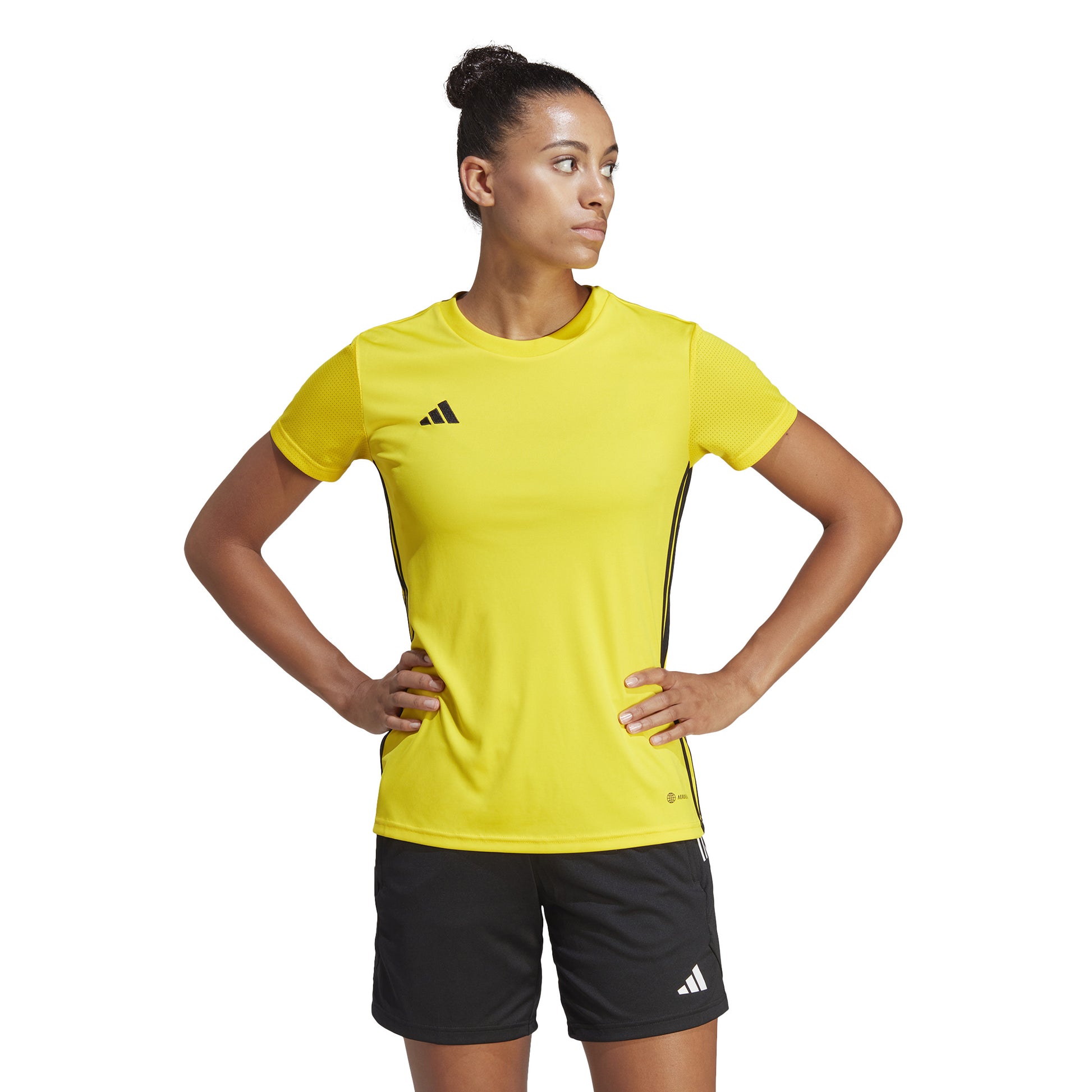 Adidas Tabela 23 Womens SS Shirt Team Yellow/Black