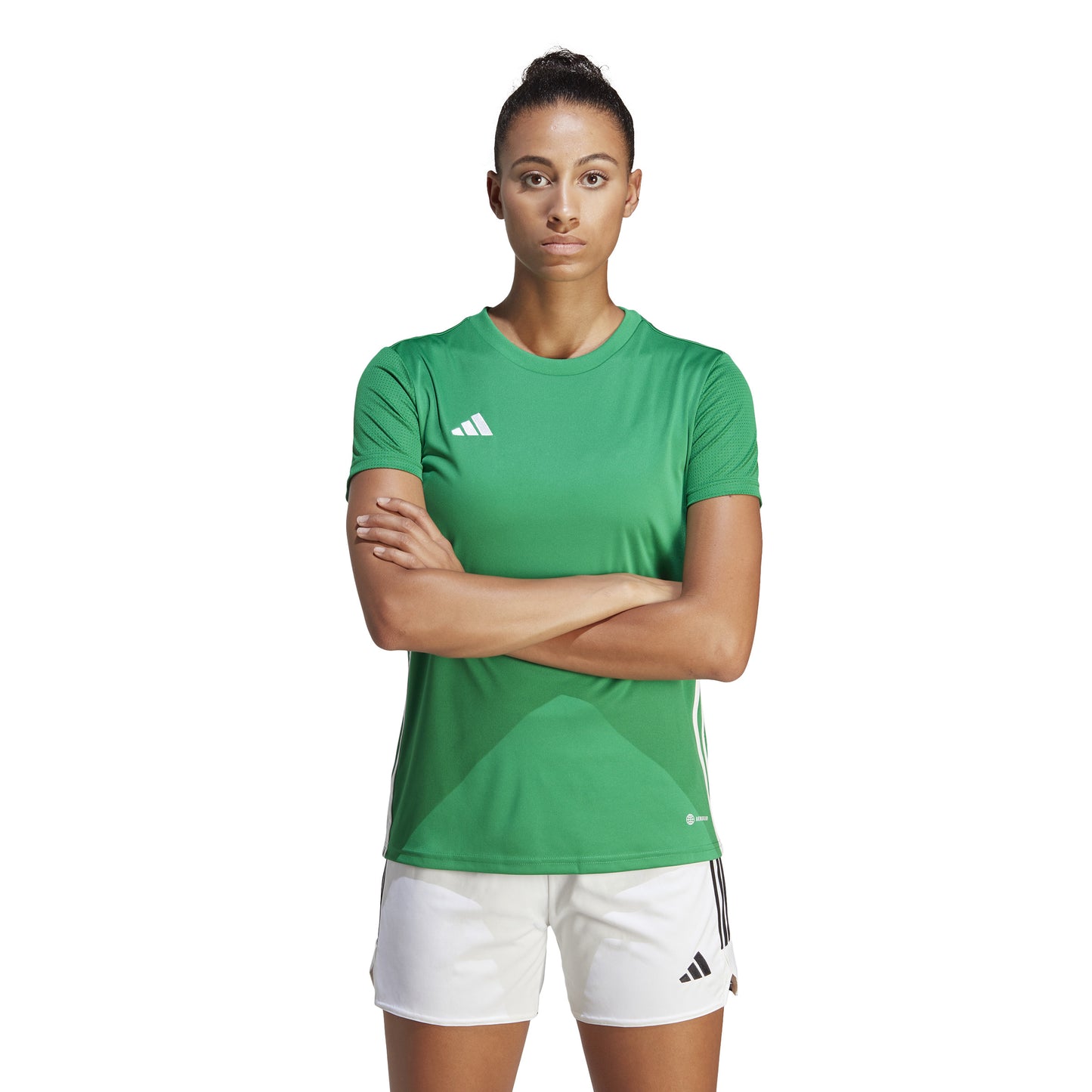 Adidas Tabela 23 Womens SS Shirt Team Green/White