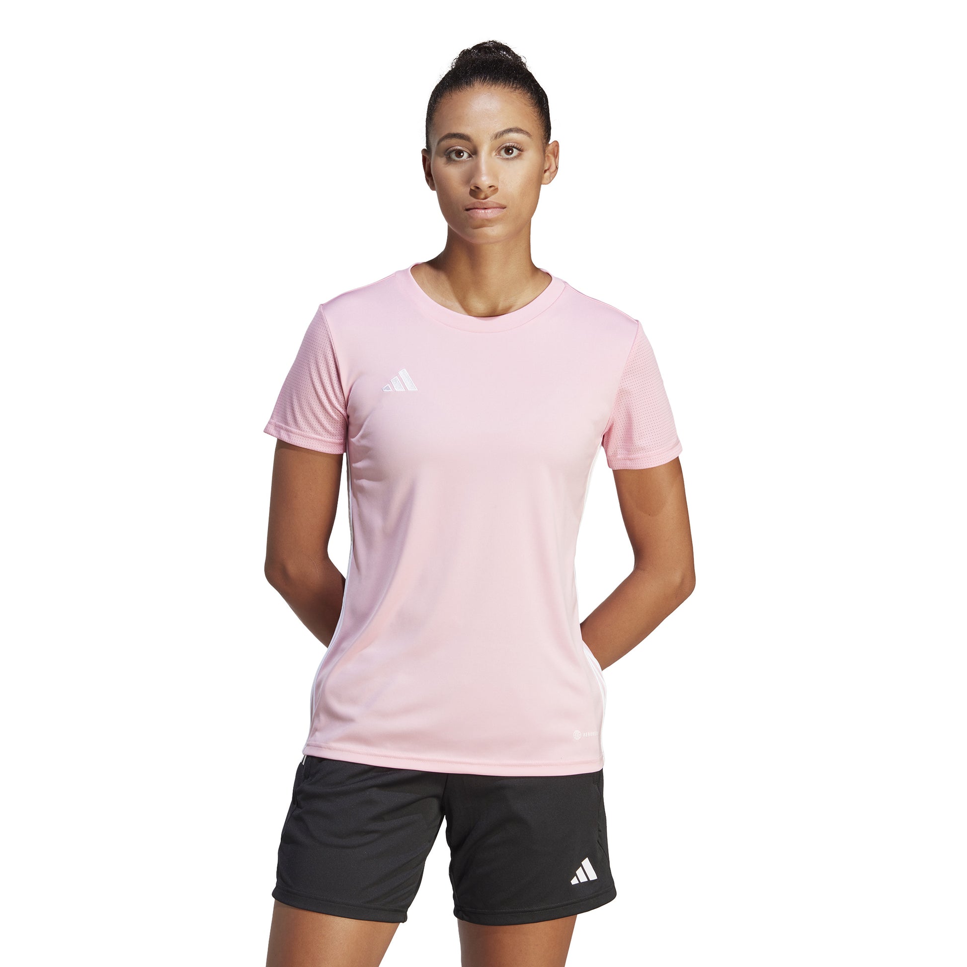 Adidas Tabela 23 Womens SS Shirt Light Pink/White