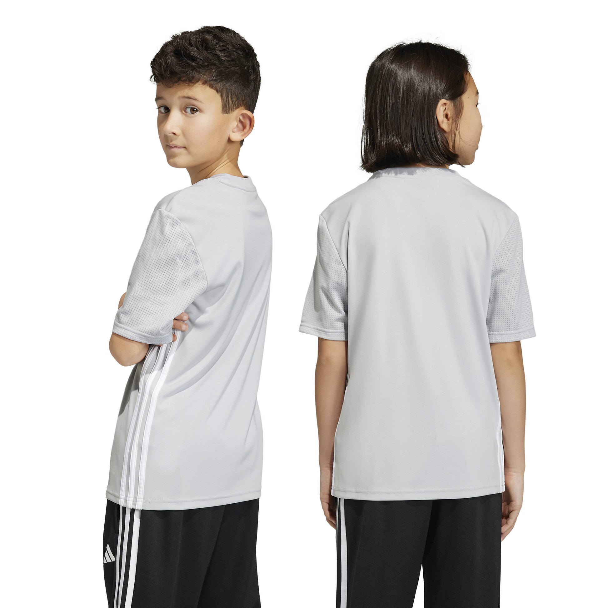 Adidas Junior Tabela 23 SS Shirt Team Light Grey/White