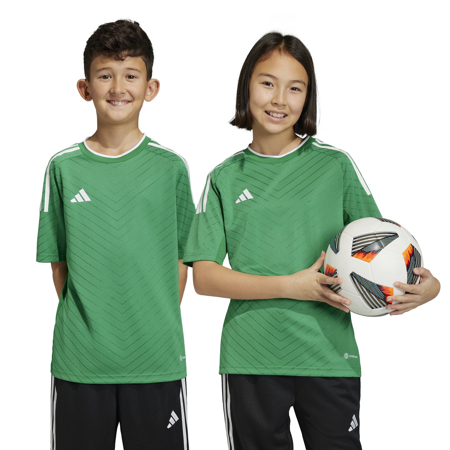 Adidas Junior Campeon 23 SS Shirt Team Green