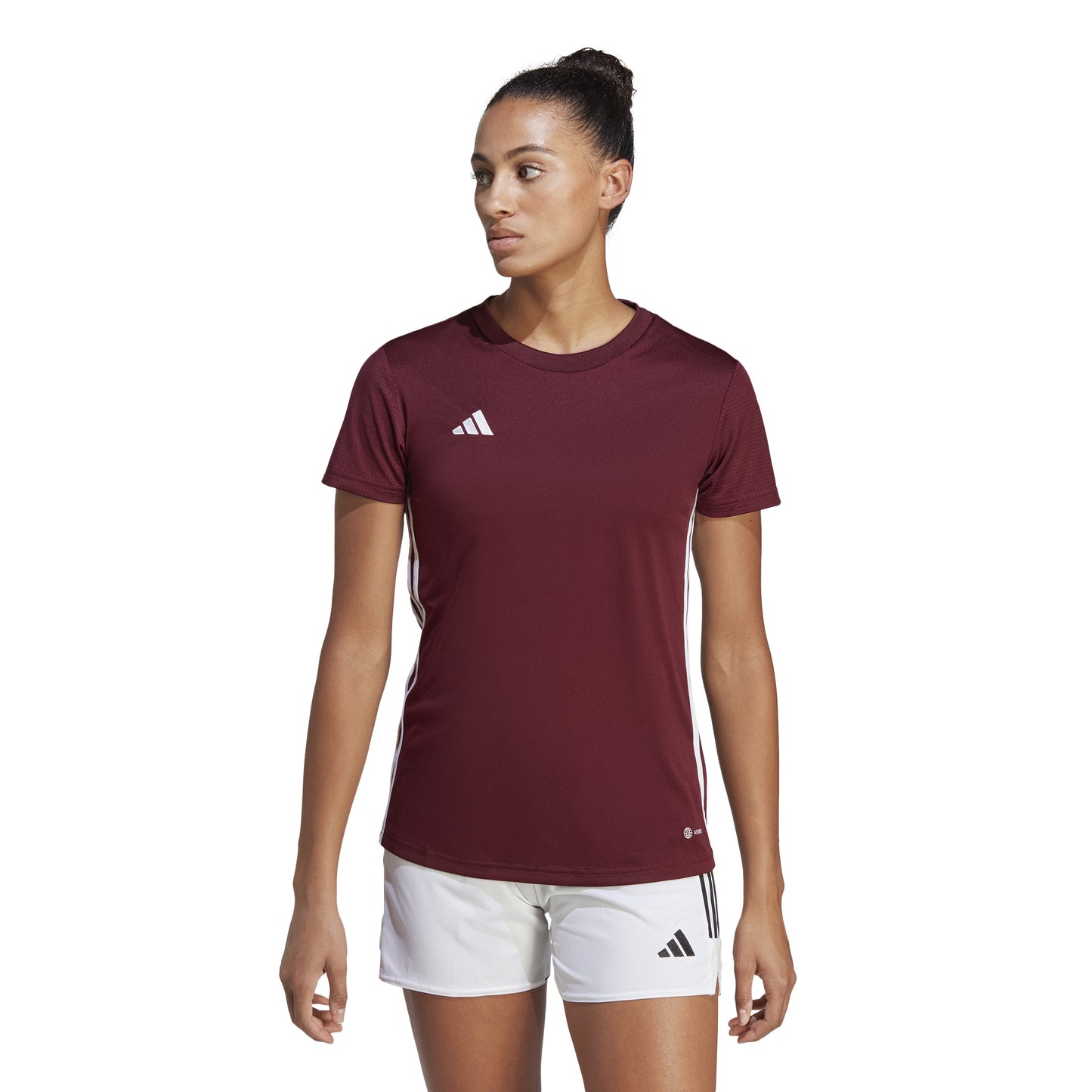 Adidas Tabela 23 Womens SS Shirt Team Maroon 2/White