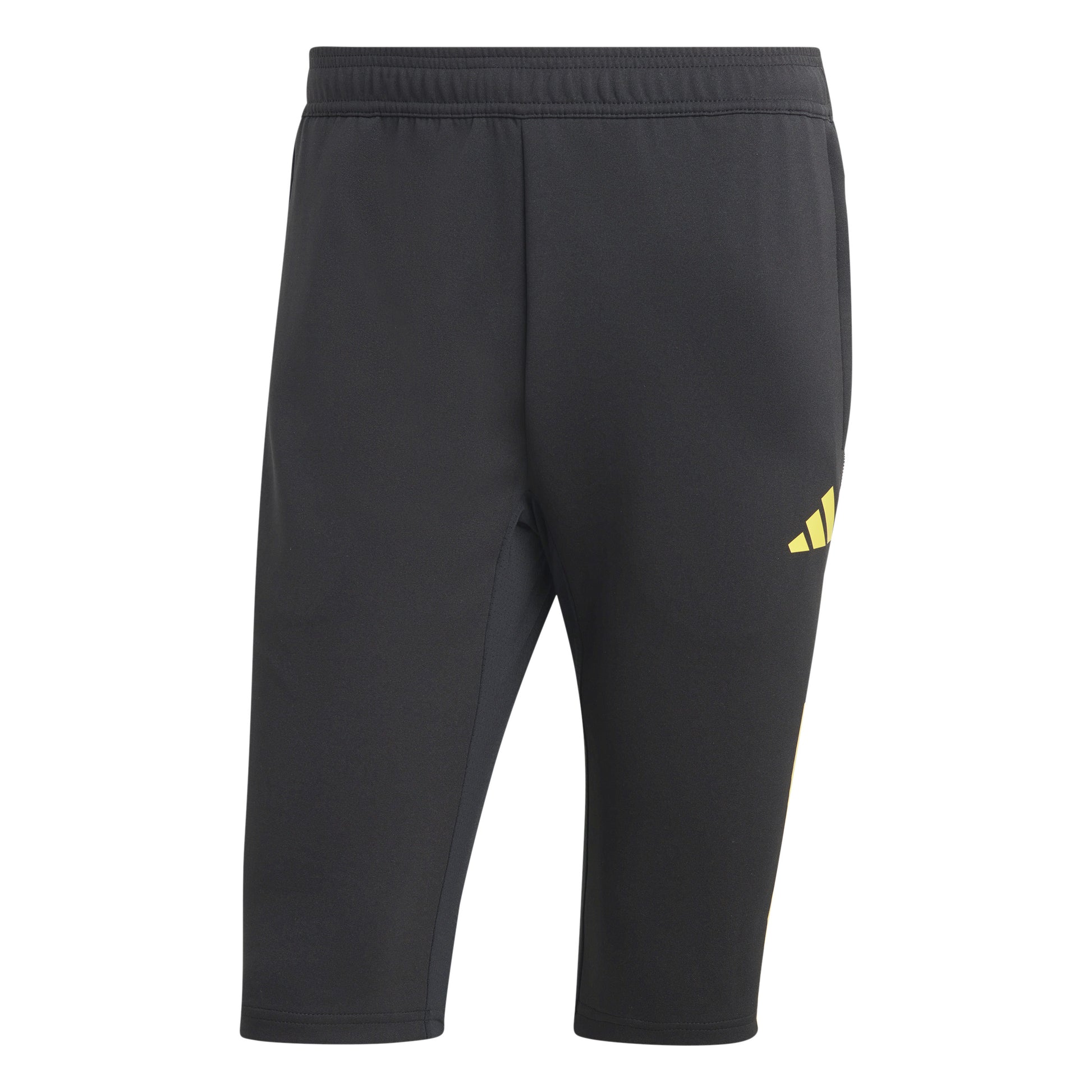 Adidas Tiro 23 Competition 1/2 Length Pants Black/Impact Yellow