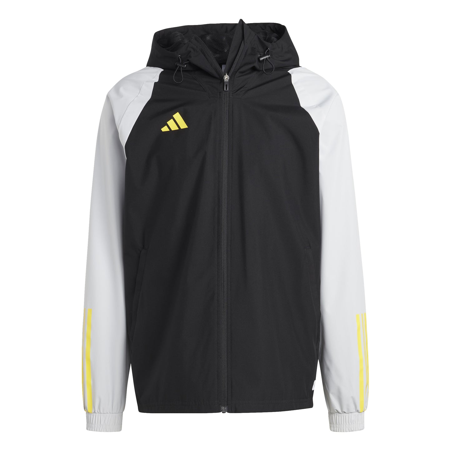 Adidas Tiro 23 Competition AW Jacket Black/Team Light Grey/Impact Yellow