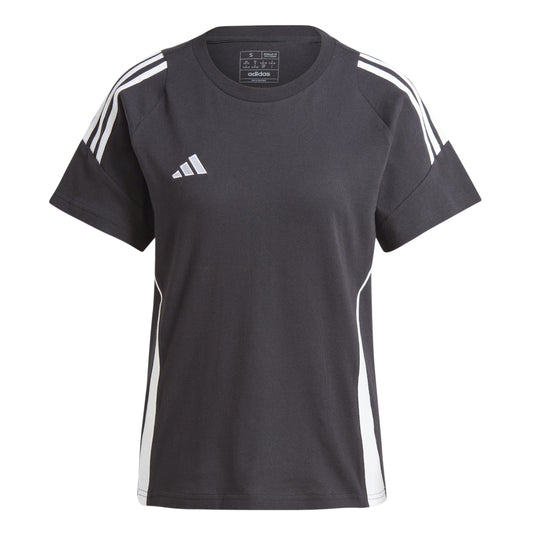 Adidas Tiro 24 Womens Sweat Tee Black/White