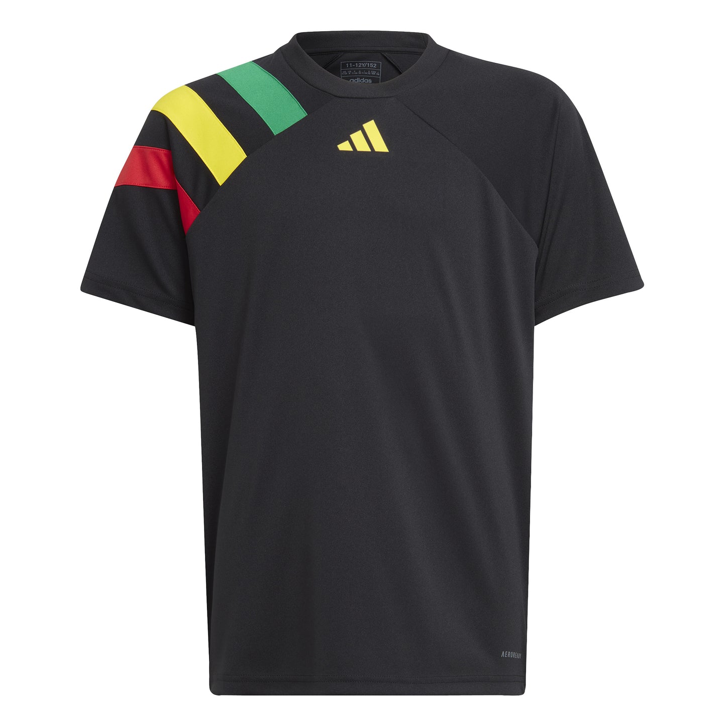 Adidas Junior Fortore 23 Shirt Black/Team Green/Team Yellow