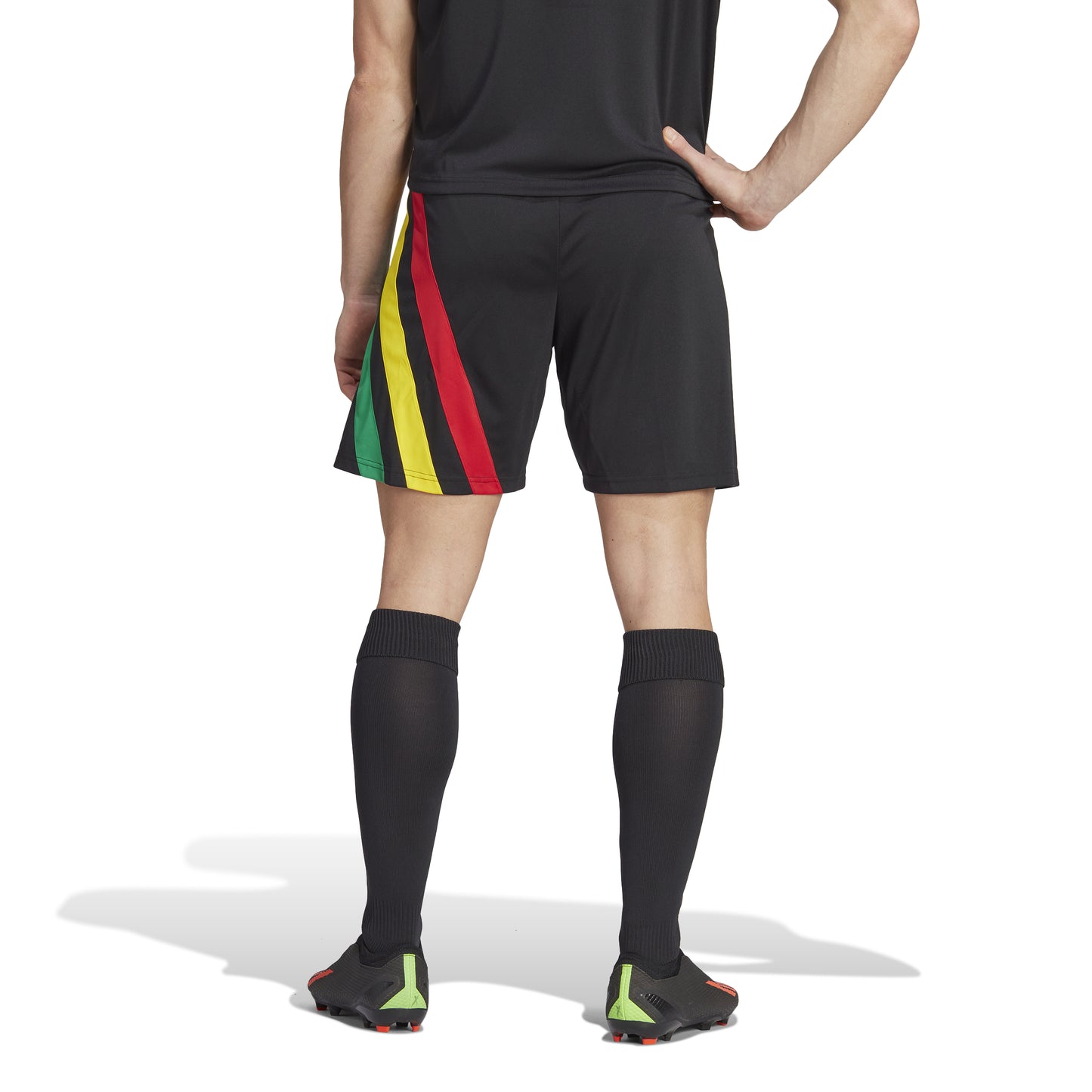 Adidas Fortore 23 Shorts Black/Team College Red/Team Yellow