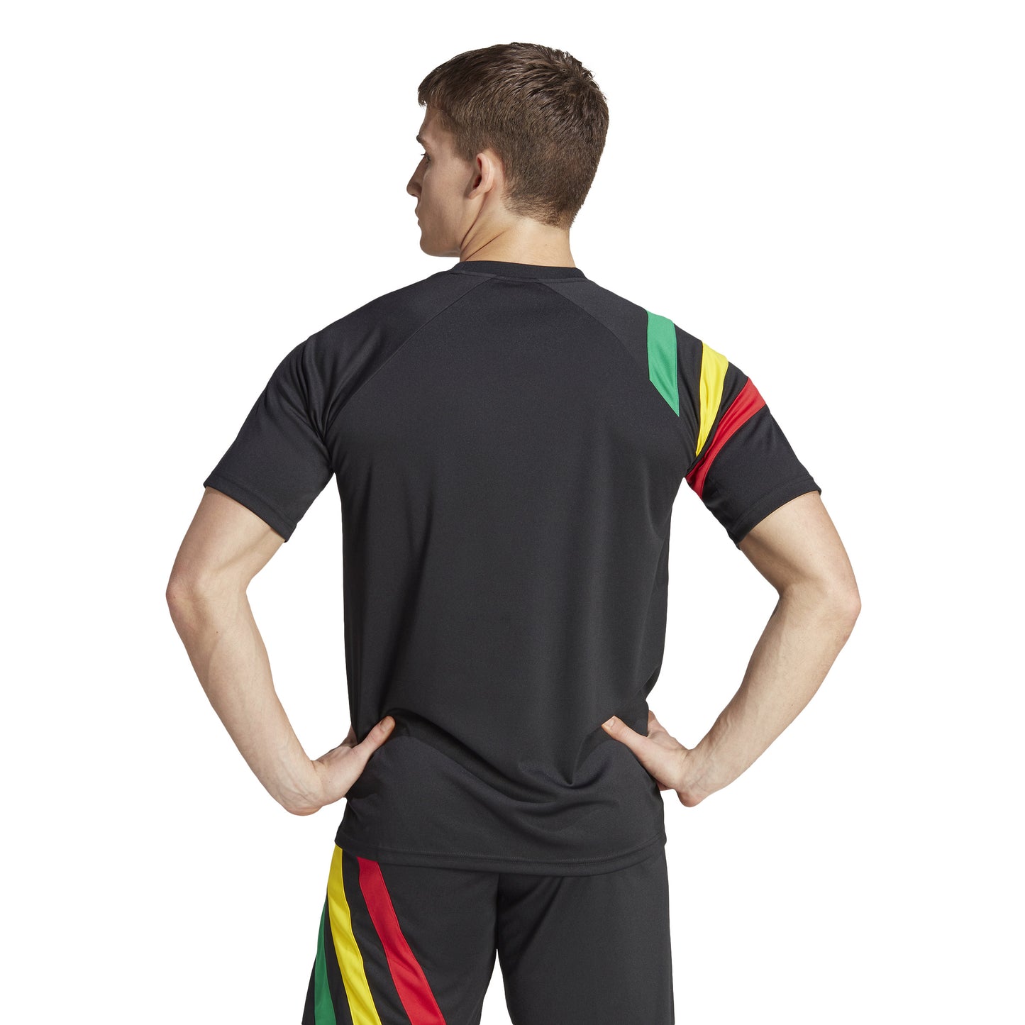 Adidas Fortore 23 SS Shirt Black/Team Green/Team Yellow