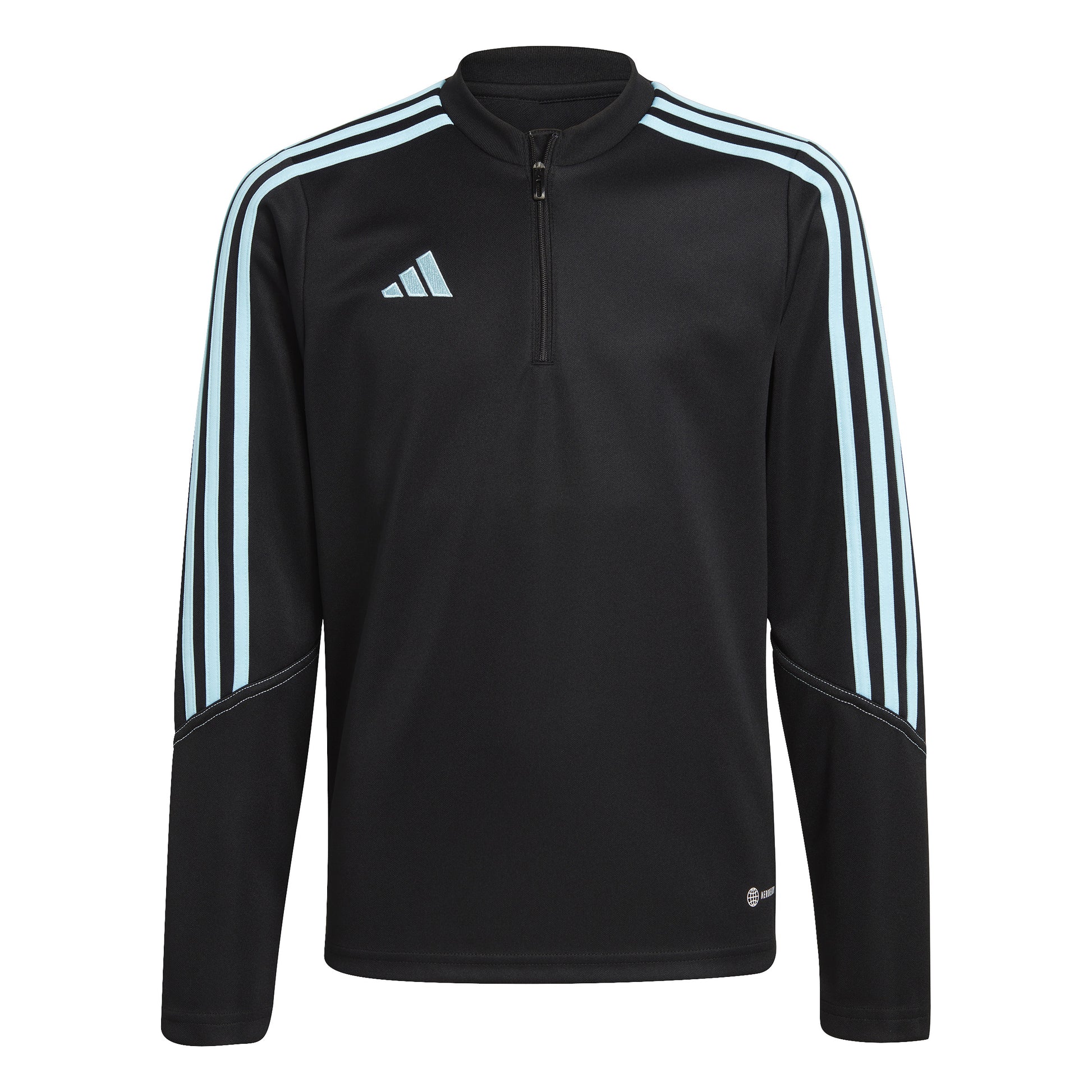 Adidas Junior Tiro 23 Club Slim 1/4 Zip Training Top Black/Blue
