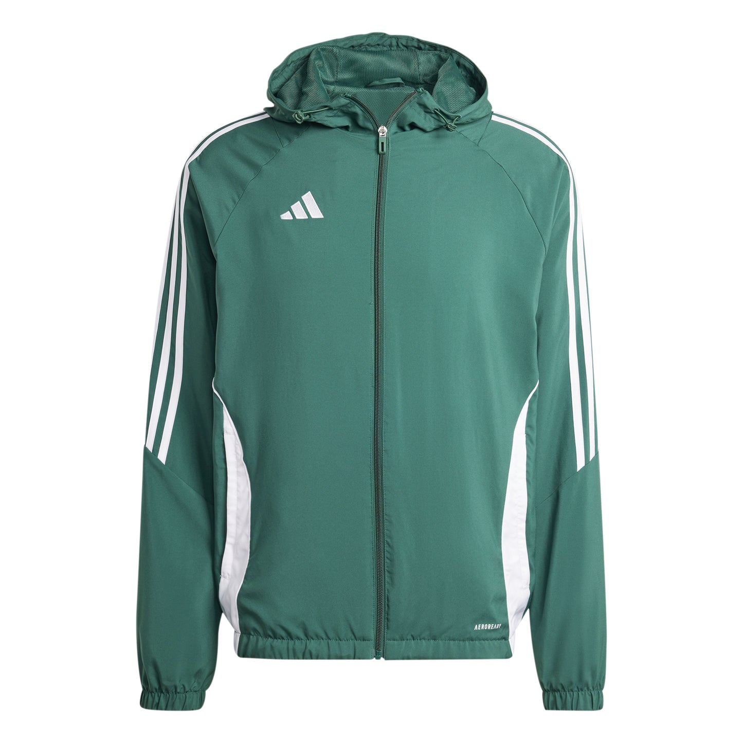 Adidas Tiro 24 Windbreaker Jacket Team Dark Green/White