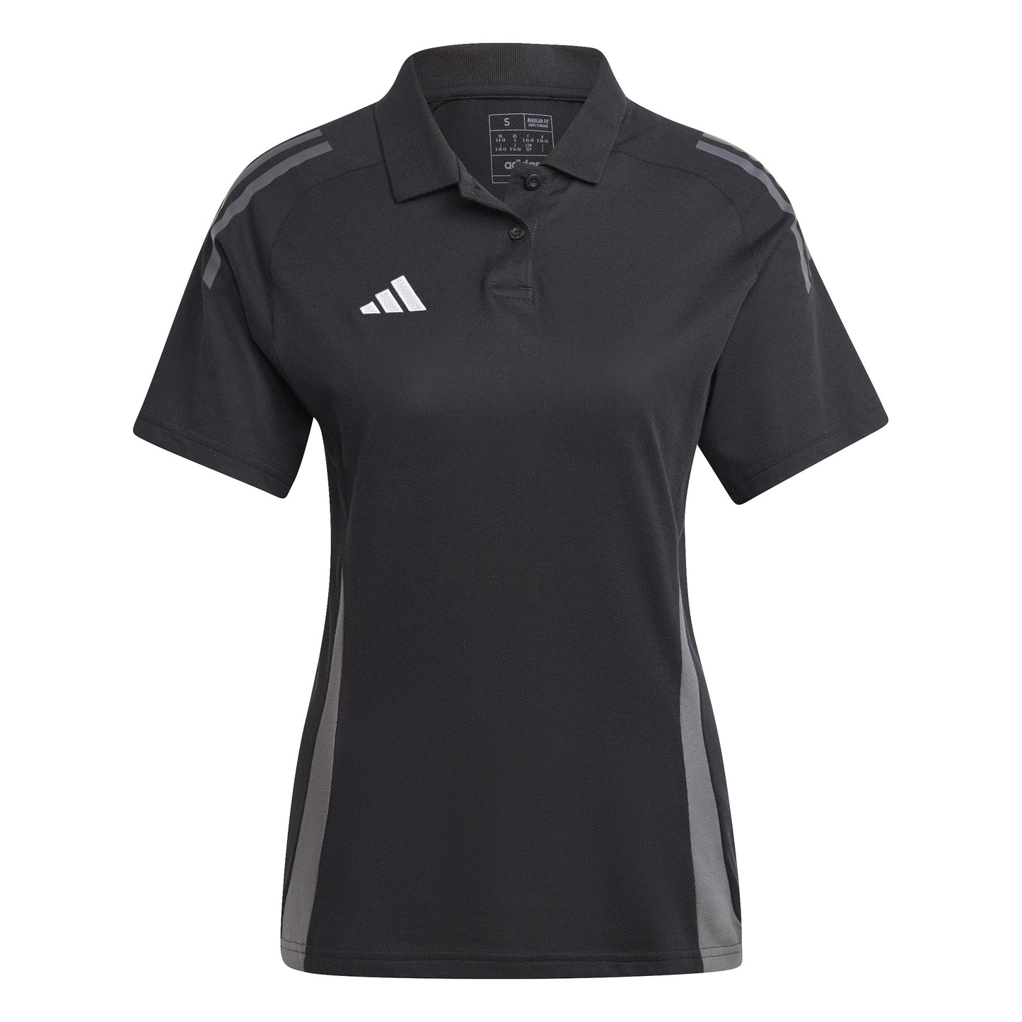 Adidas Tiro 24 Womens Competition Polo Shirt Black/Team Dark Grey