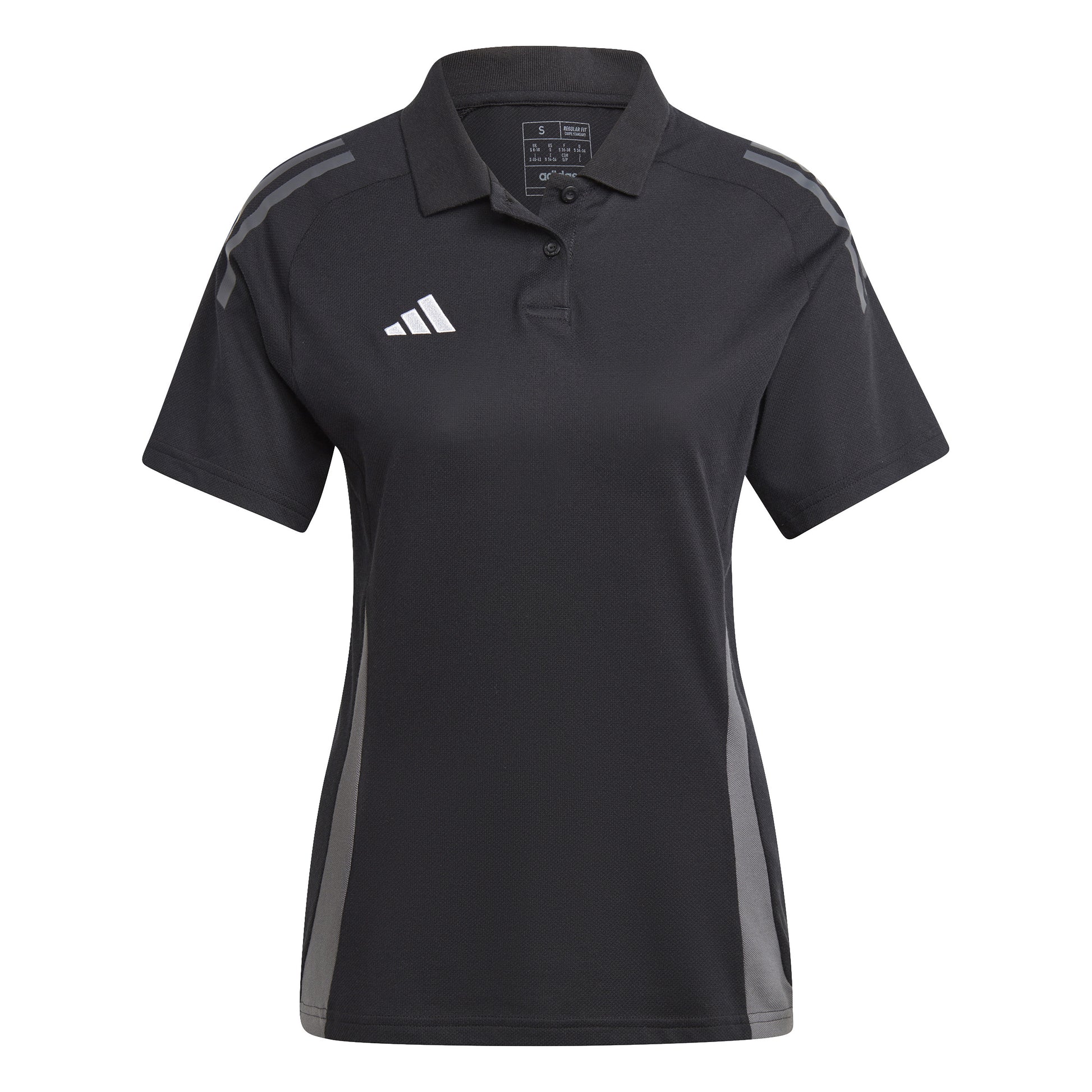 Adidas Tiro 24 Womens Competition Polo Shirt Black/Team Dark Grey