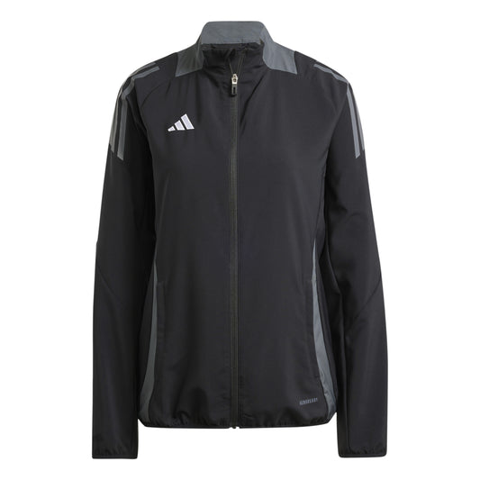 Adidas Tiro 24 Womens Competition Presentation Jacket Black/Team Dark Grey