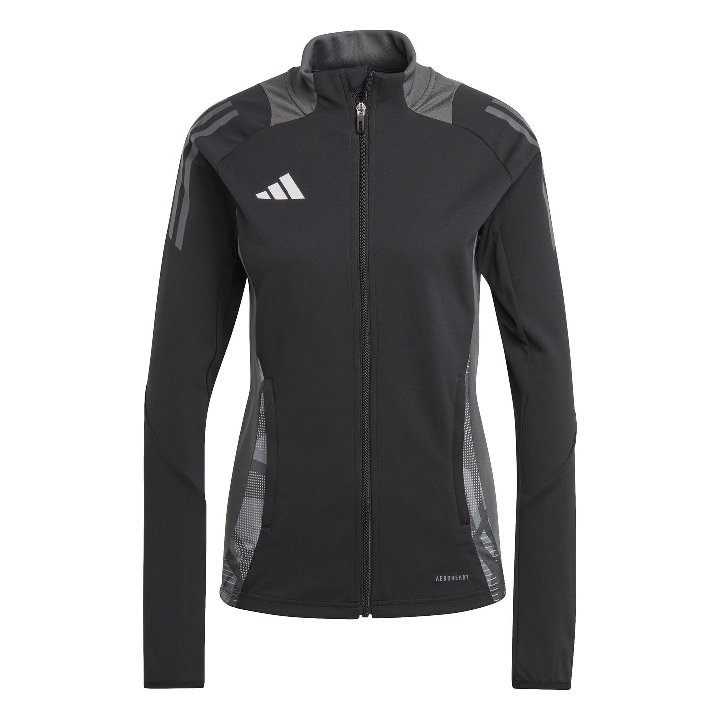 Adidas Tiro 24 Womens Competition Training Jacket Black/Team Dark Grey