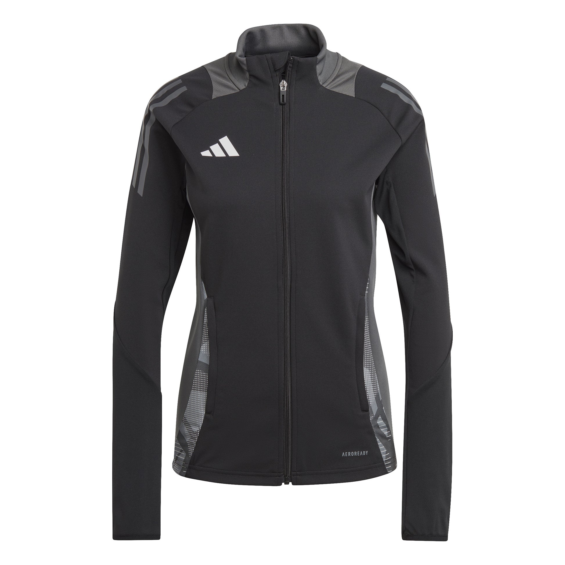 Adidas Tiro 24 Womens Competition Training Jacket Black/Team Dark Grey