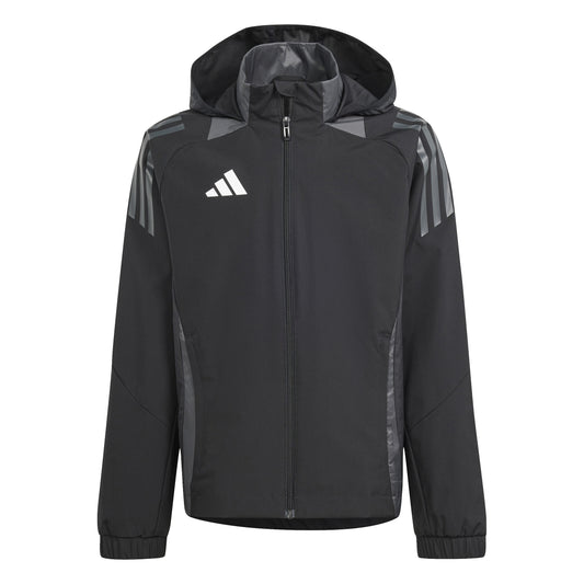 Adidas Tiro 24 Junior Competition All Weather Jacket Black/Team Dark Grey