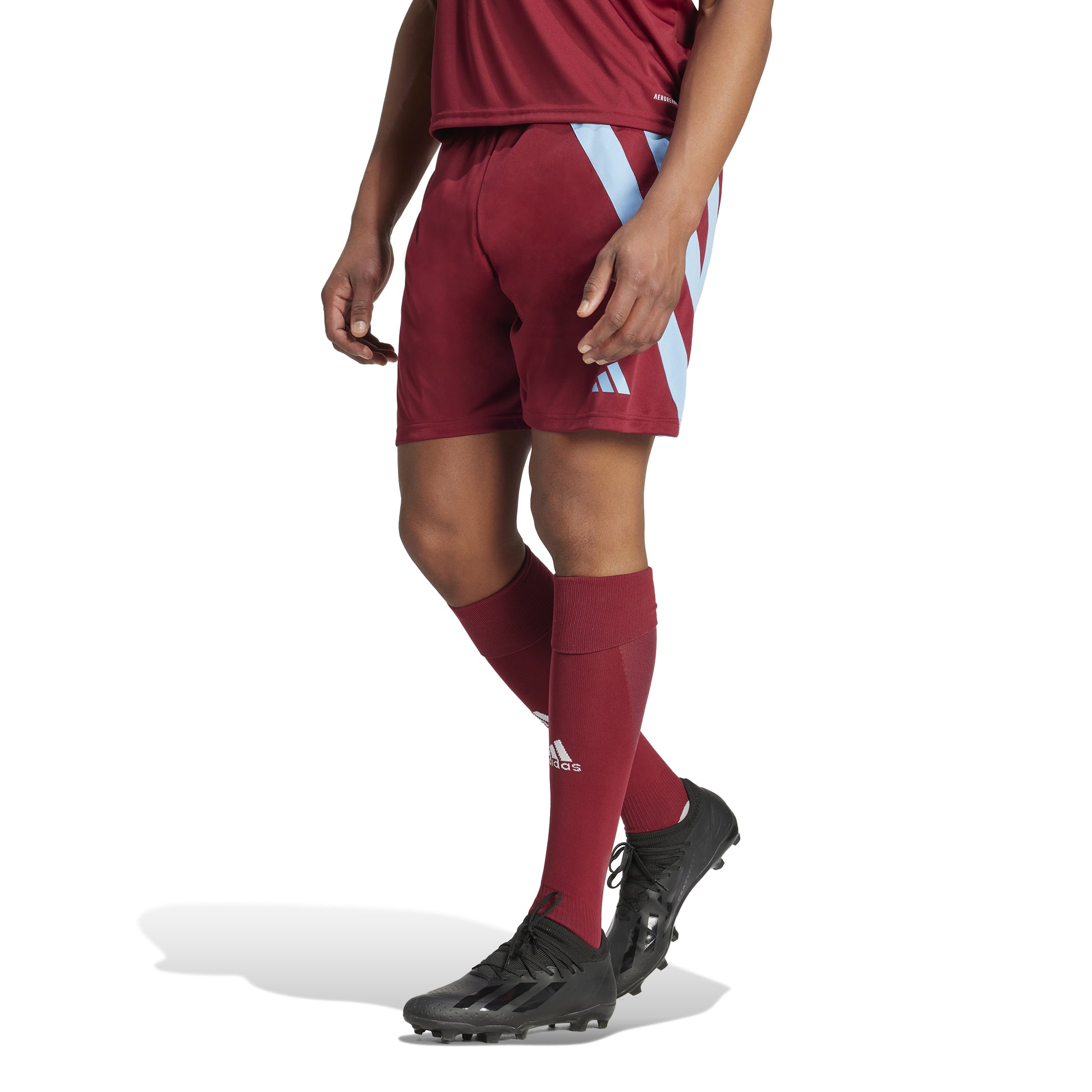 Adidas Fortore 23 Shorts Team Burgundy/Team Light Blue
