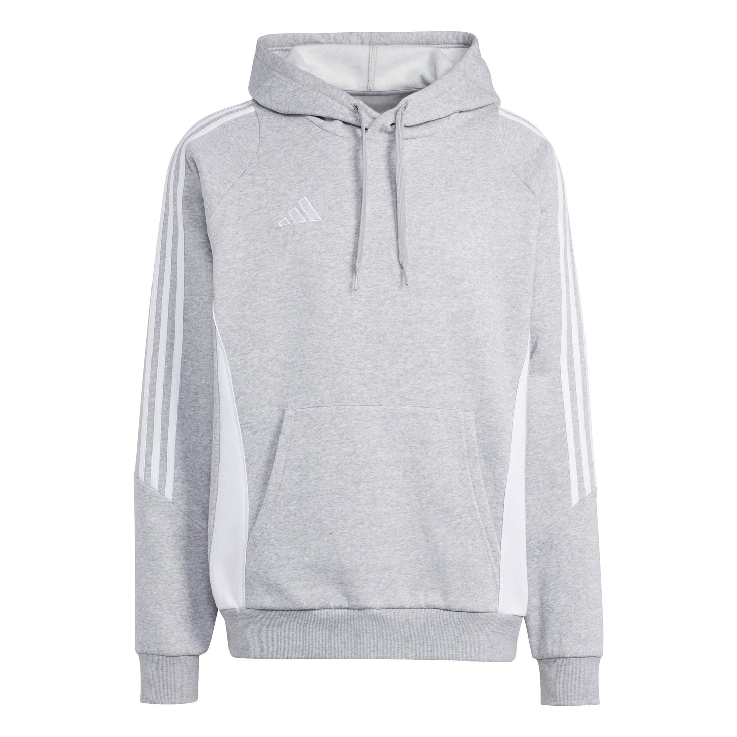 Adidas Tiro 24 Sweat Hoodie Medium Grey Heather/White