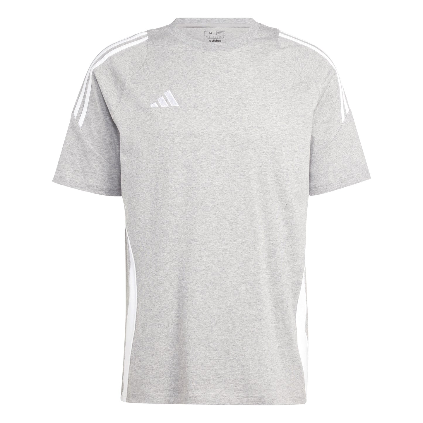Adidas Tiro 24 Sweat T-Shirt Medium Grey Heather/White