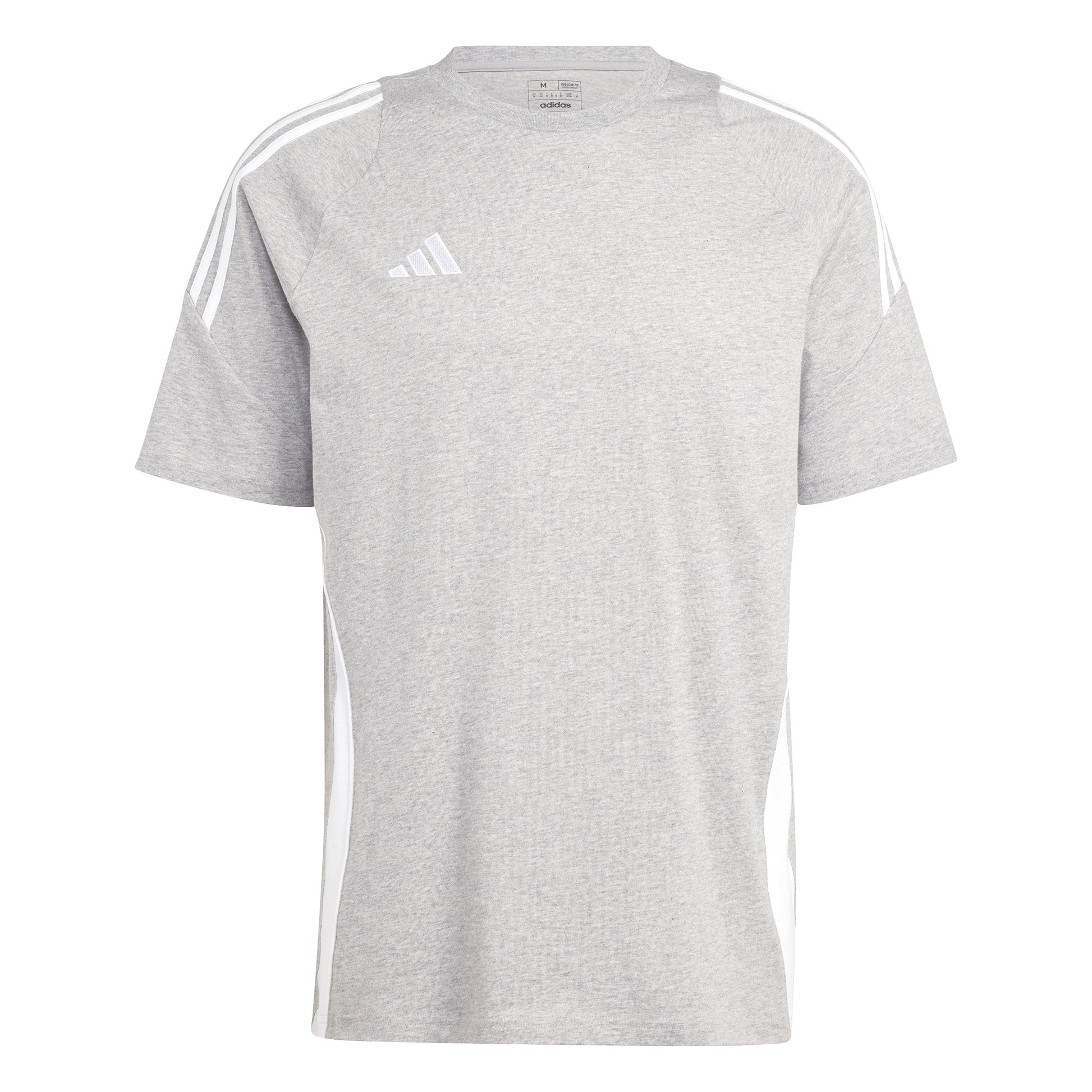 Adidas Tiro 24 Junior Sweat T-Shirt Medium Grey Heather/White