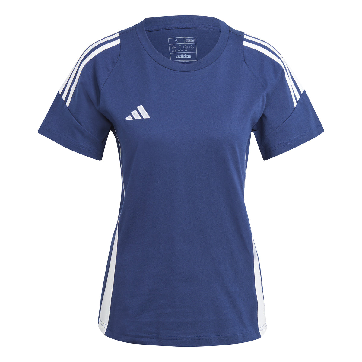 Adidas Tiro 24 Womens Sweat T-Shirt Team Navy Blue/White