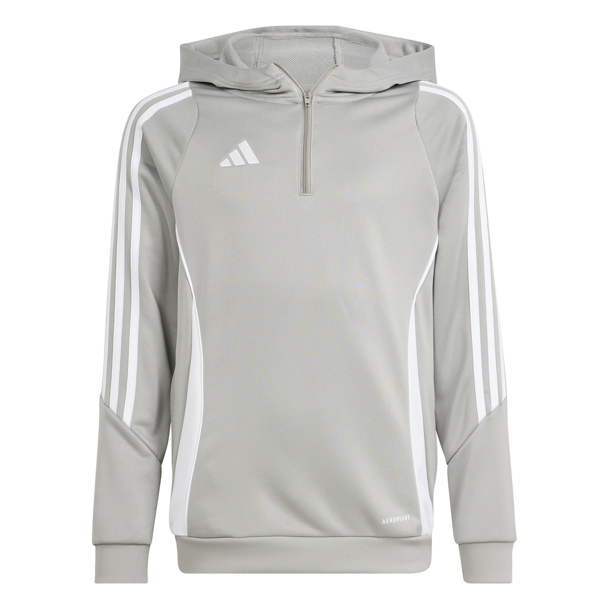 Adidas Tiro 24 Junior Training Hoodie Team Mid Grey/White