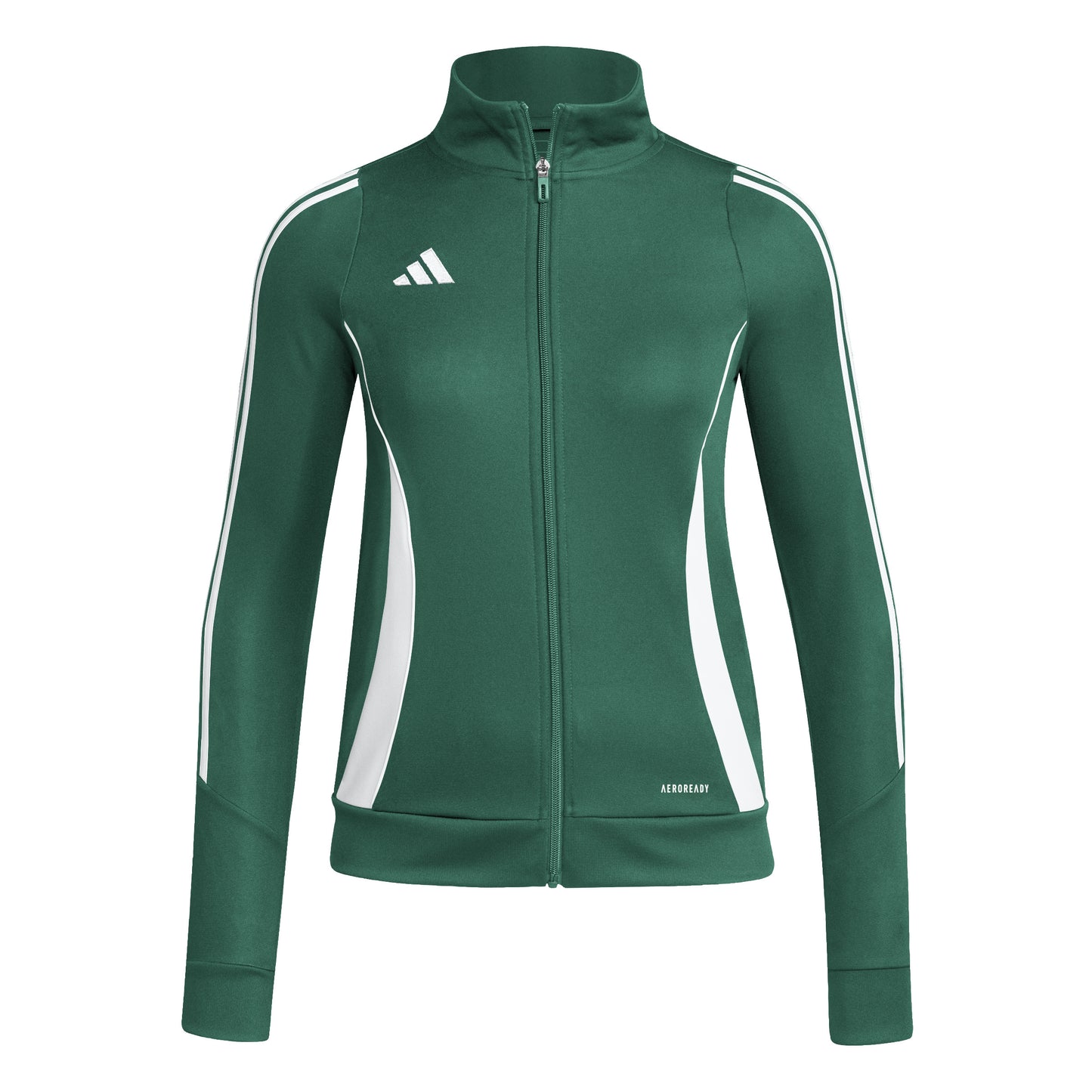 Adidas Tiro 24 Womens Training Jacket Team Dark Green/White