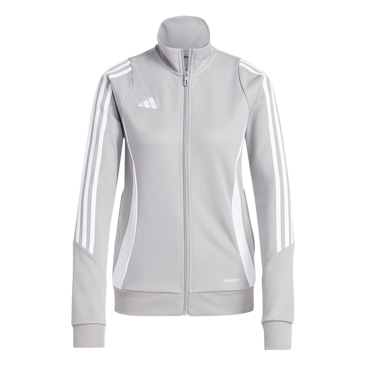 Adidas Tiro 24 Womens Training Jacket Team Mid Grey/White