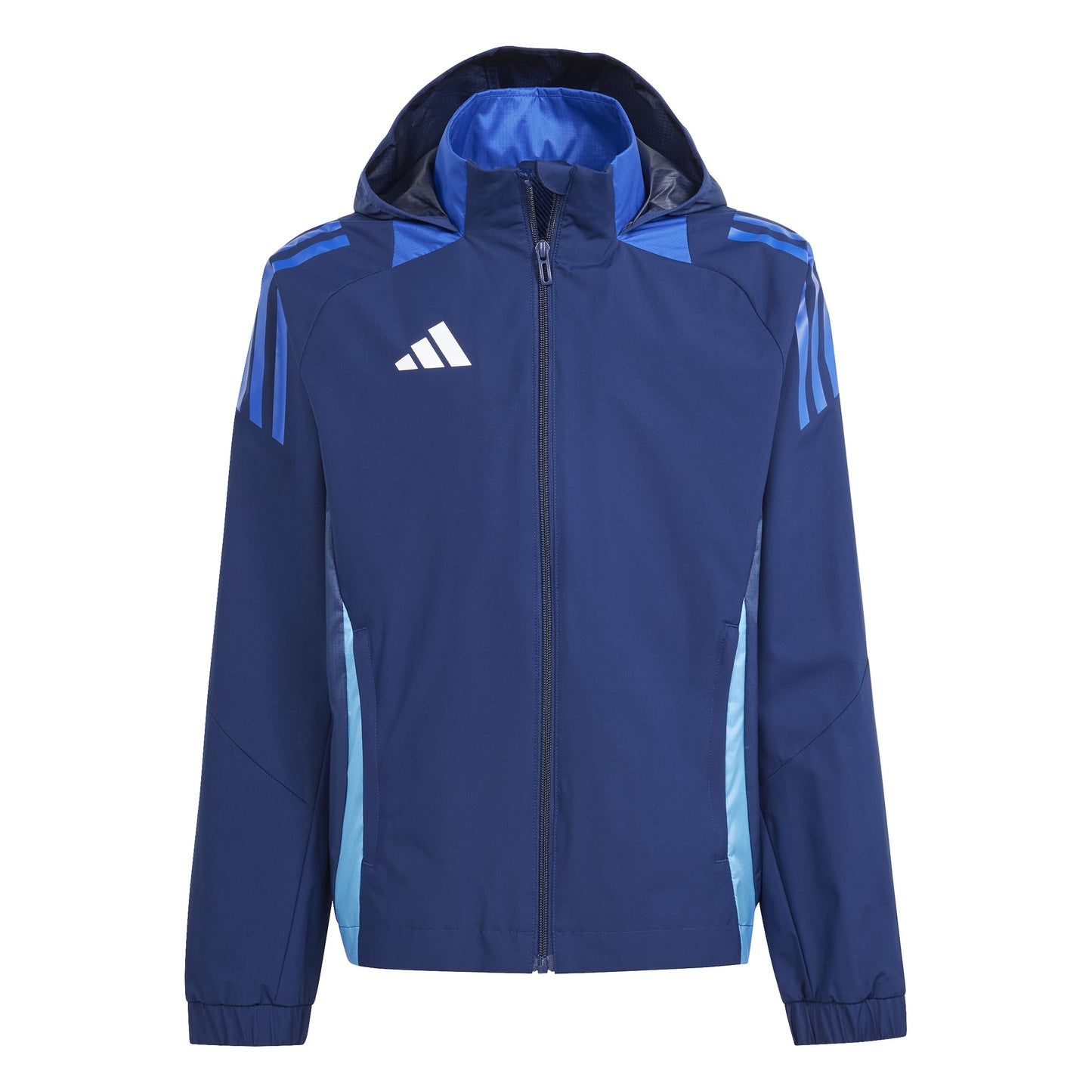 Adidas Tiro 24 Junior Competition All Weather Jacket Team Navy Blue/White