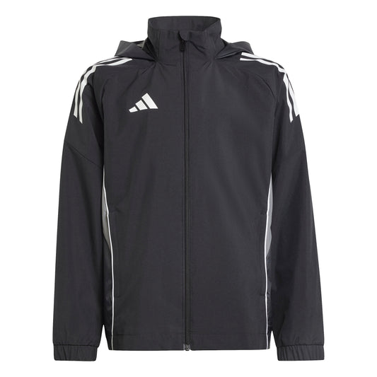 Adidas Junior Tiro 25 Competition All Weather Jacket Black/Team Grey Four