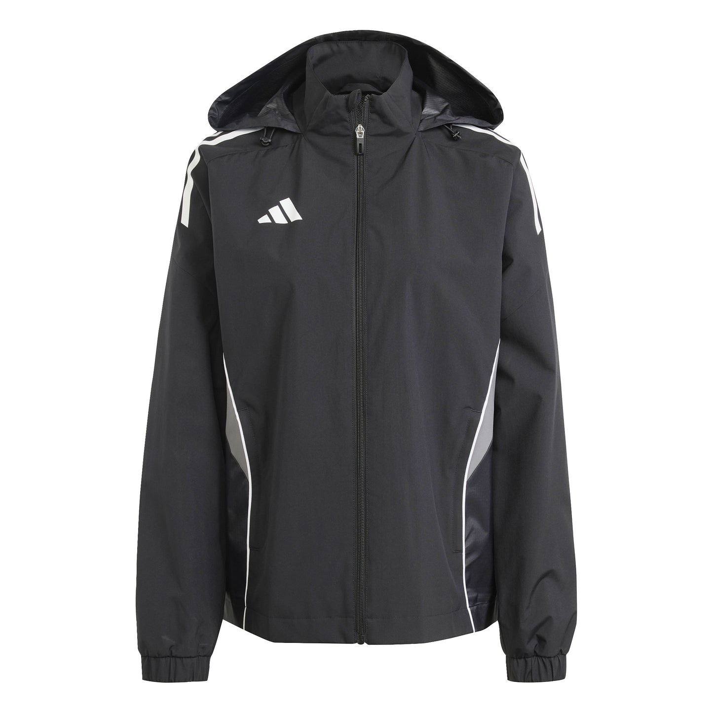 Adidas Womens Tiro 25 Competition All Weather Jacket Black/Team Grey Four