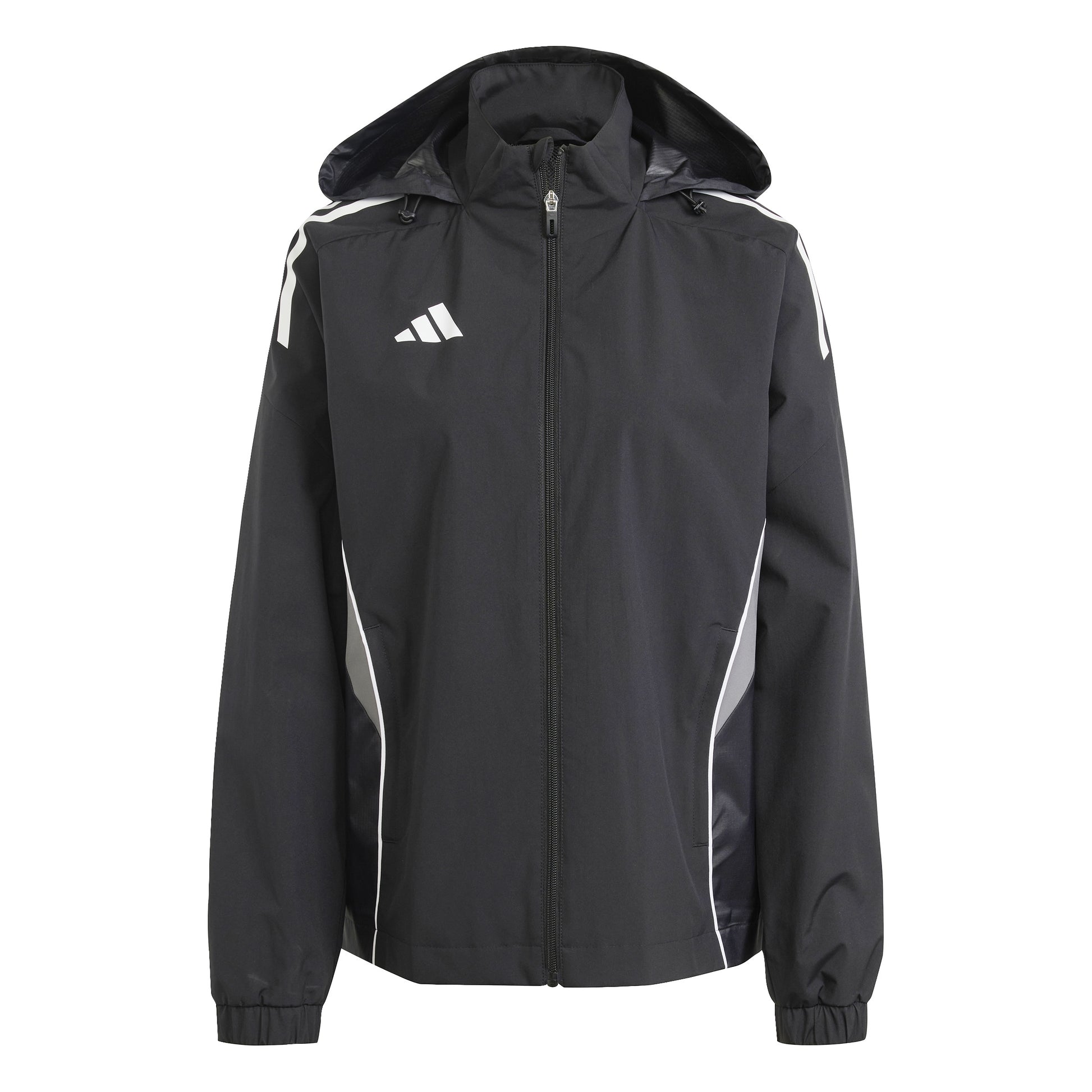 Adidas Womens Tiro 25 Competition All Weather Jacket Black/Team Grey Four