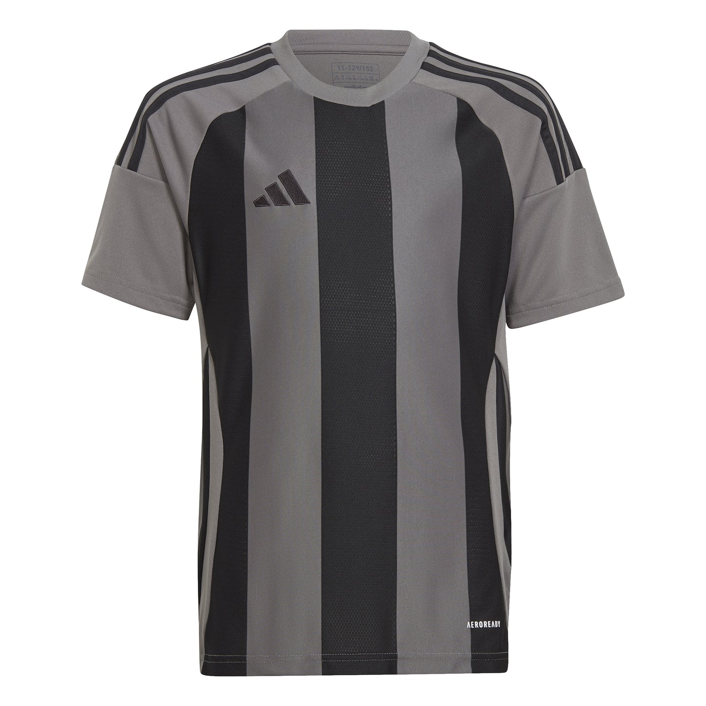 Adidas Striped 24 Junior Jersey Team Grey/Black