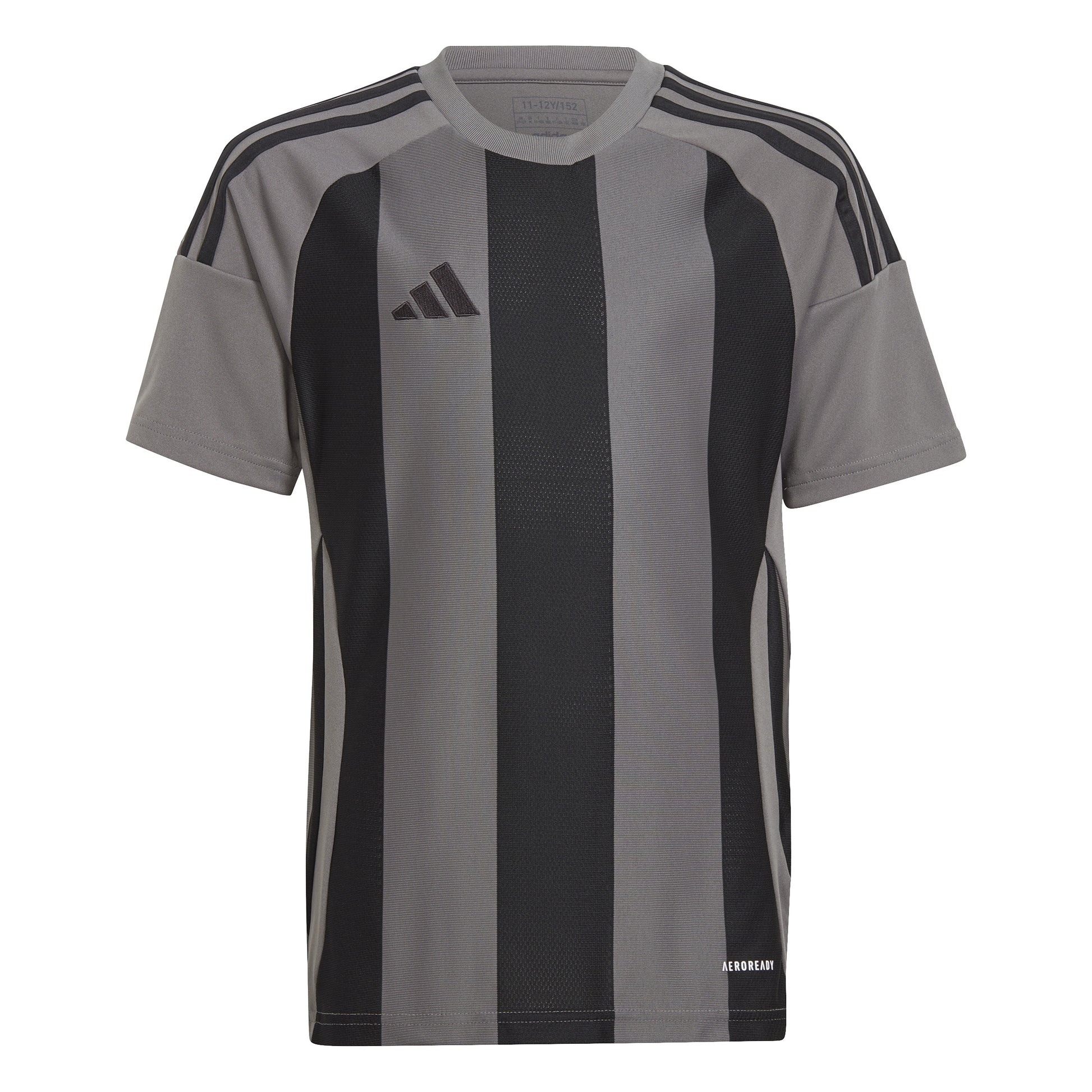 Adidas Striped 24 Junior Jersey Team Grey/Black