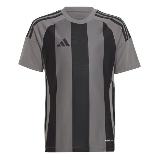 Adidas Striped 24 Junior Jersey Team Grey/Black