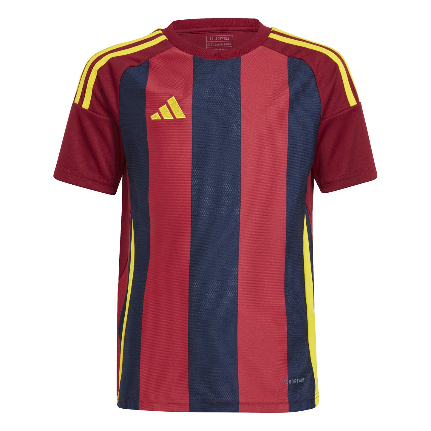 Adidas Striped 24 Junior Jersey Team Navy Blue/Team Coll Burgundy/Team Yellow