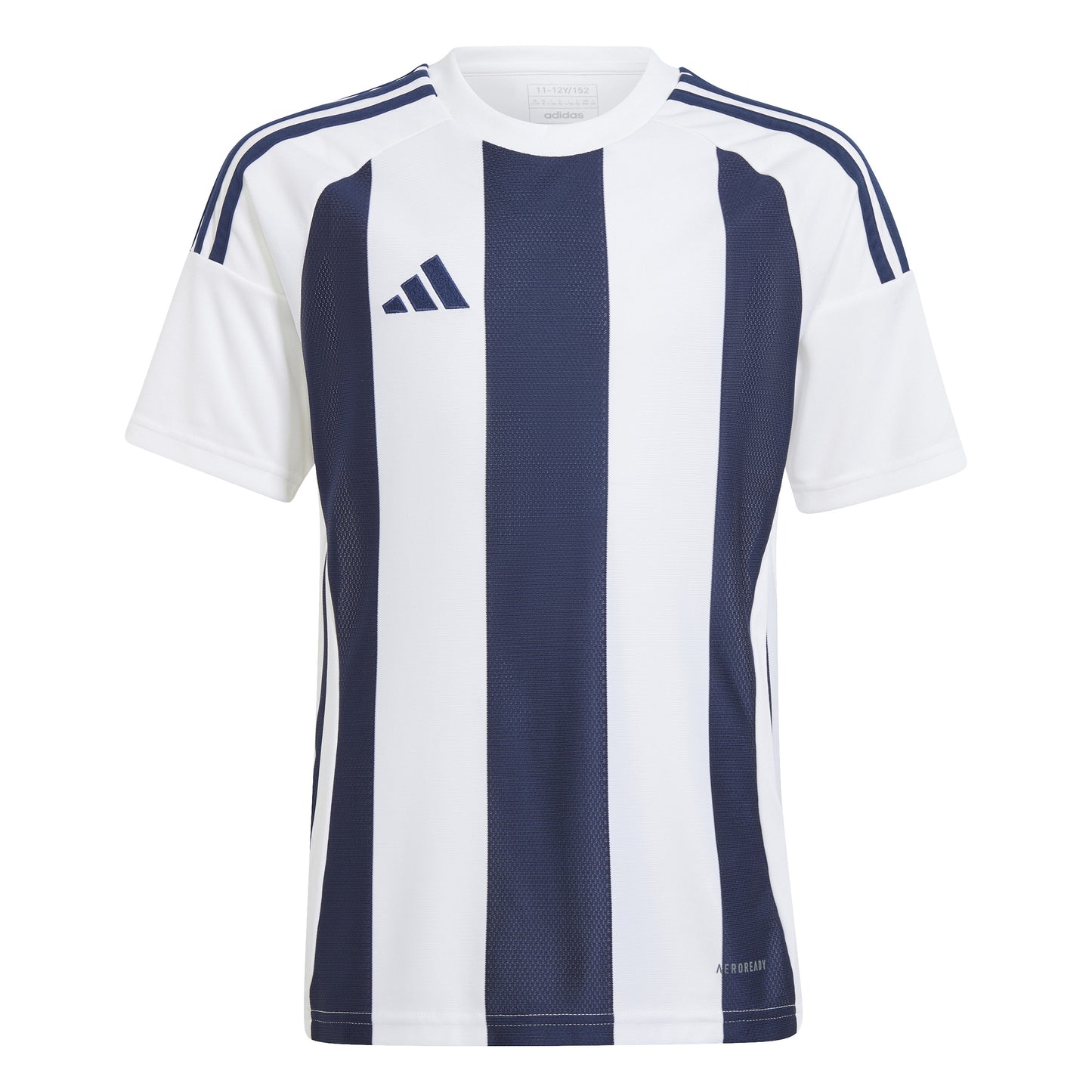 Adidas Striped 24 Junior Jersey Team Navy Blue/White