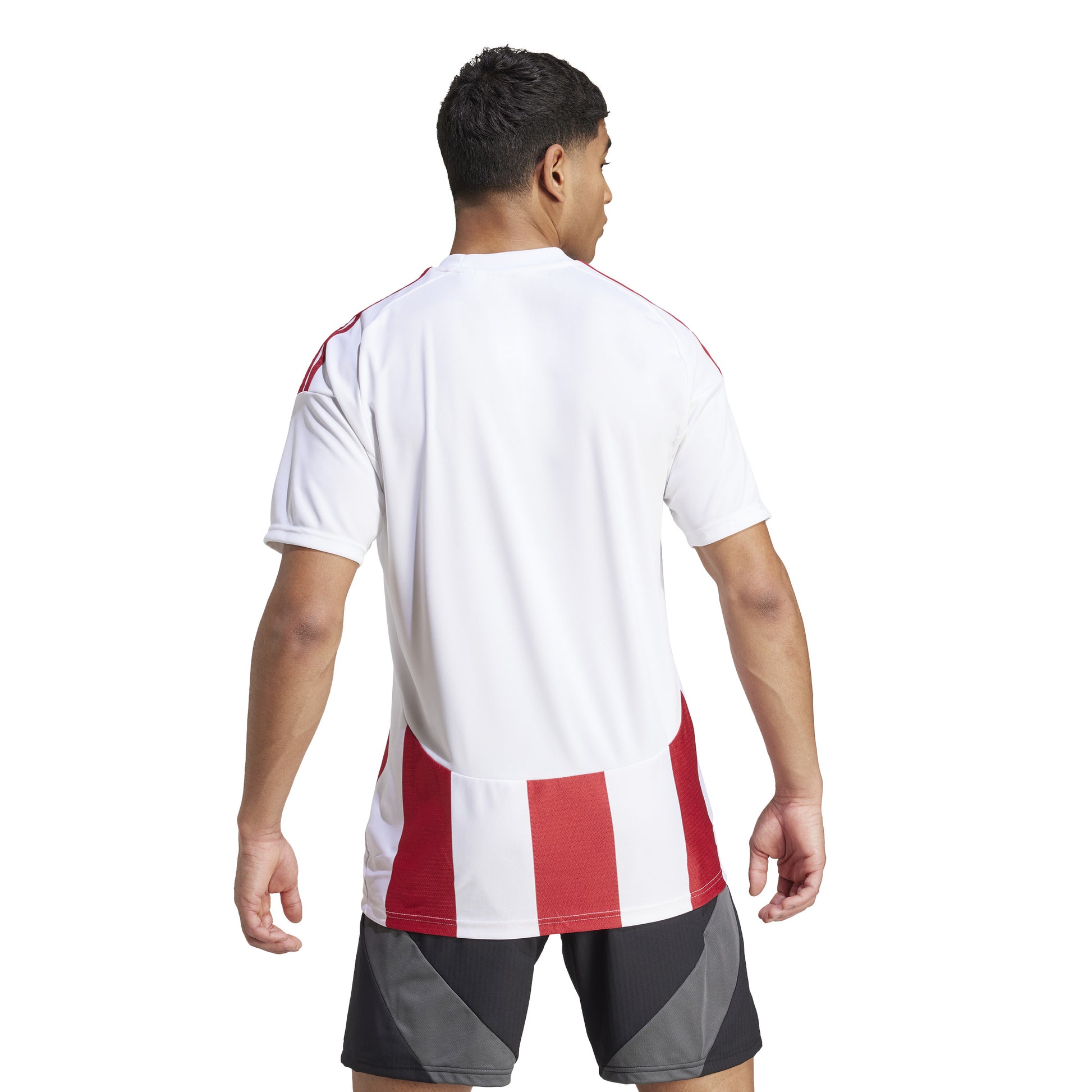 Adidas Striped 24 Jersey White/Team Power Red