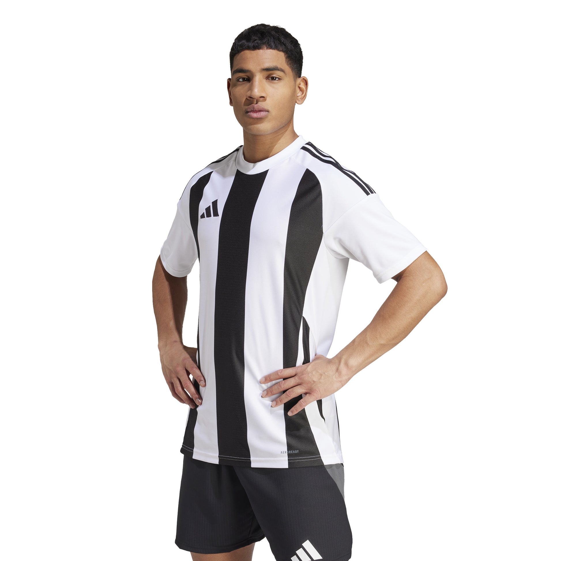 Adidas Striped 24 Jersey White/Black