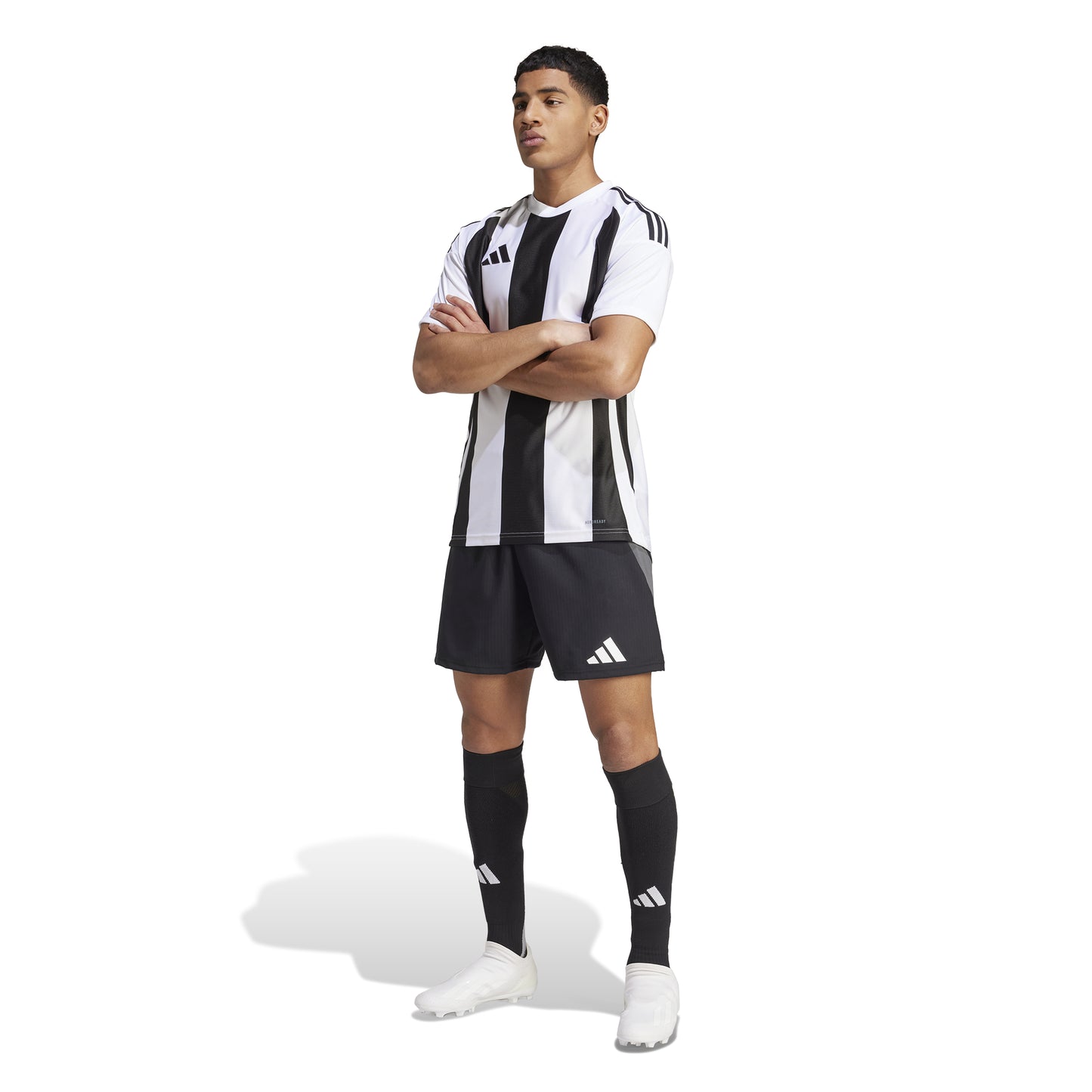 Adidas Striped 24 Jersey White/Black