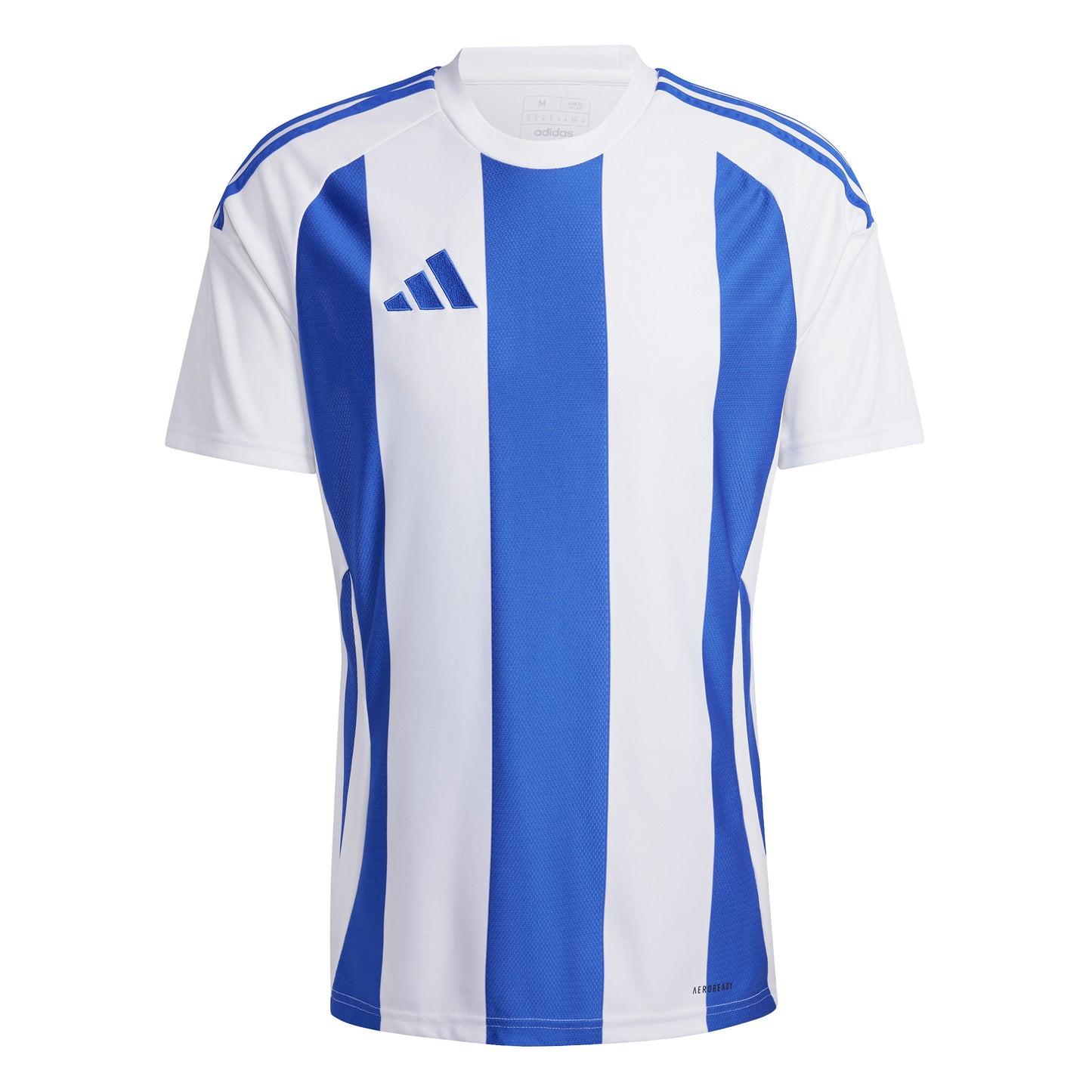 Adidas Striped 24 Jersey White/Team Royal Blue