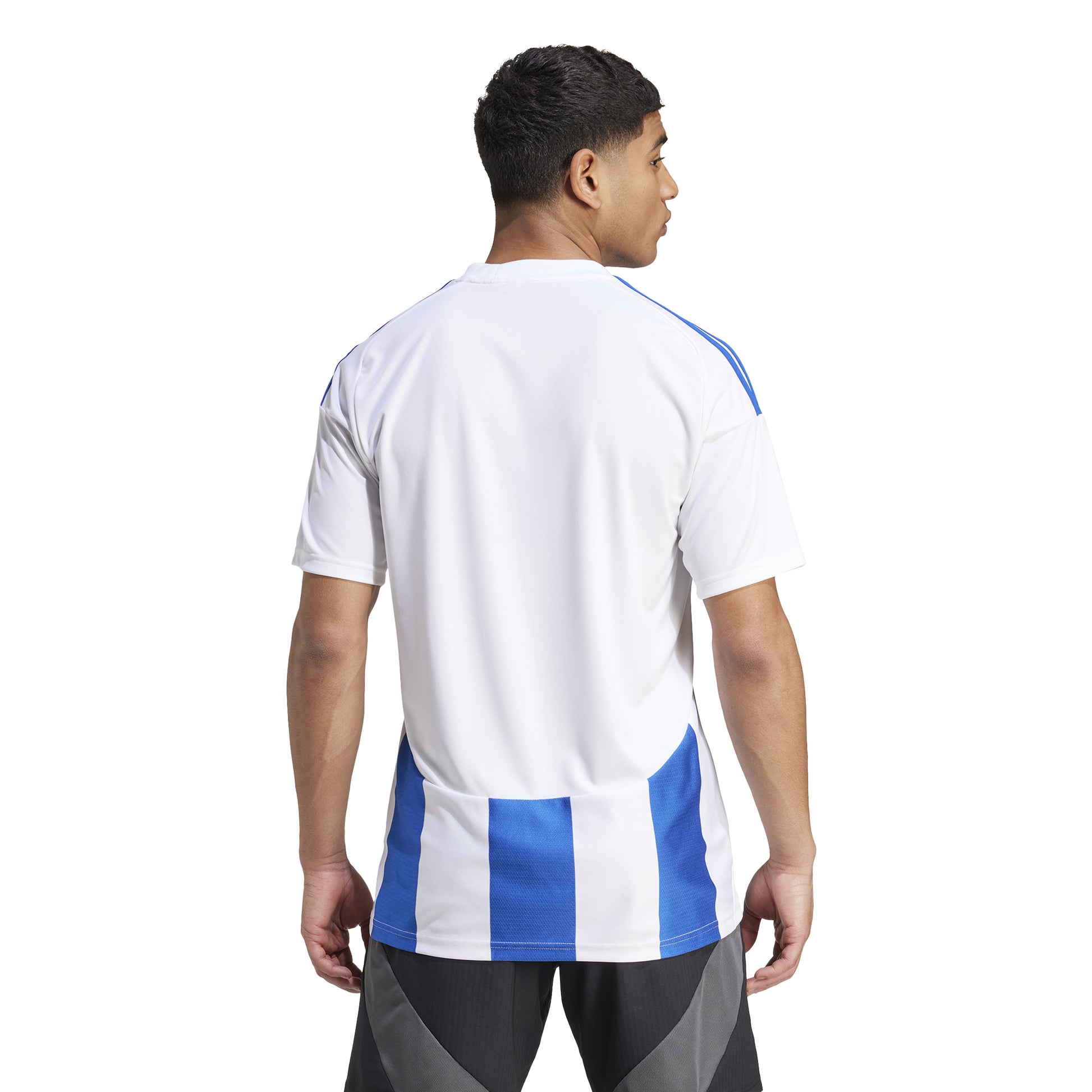 Adidas Striped 24 Jersey White/Team Royal Blue
