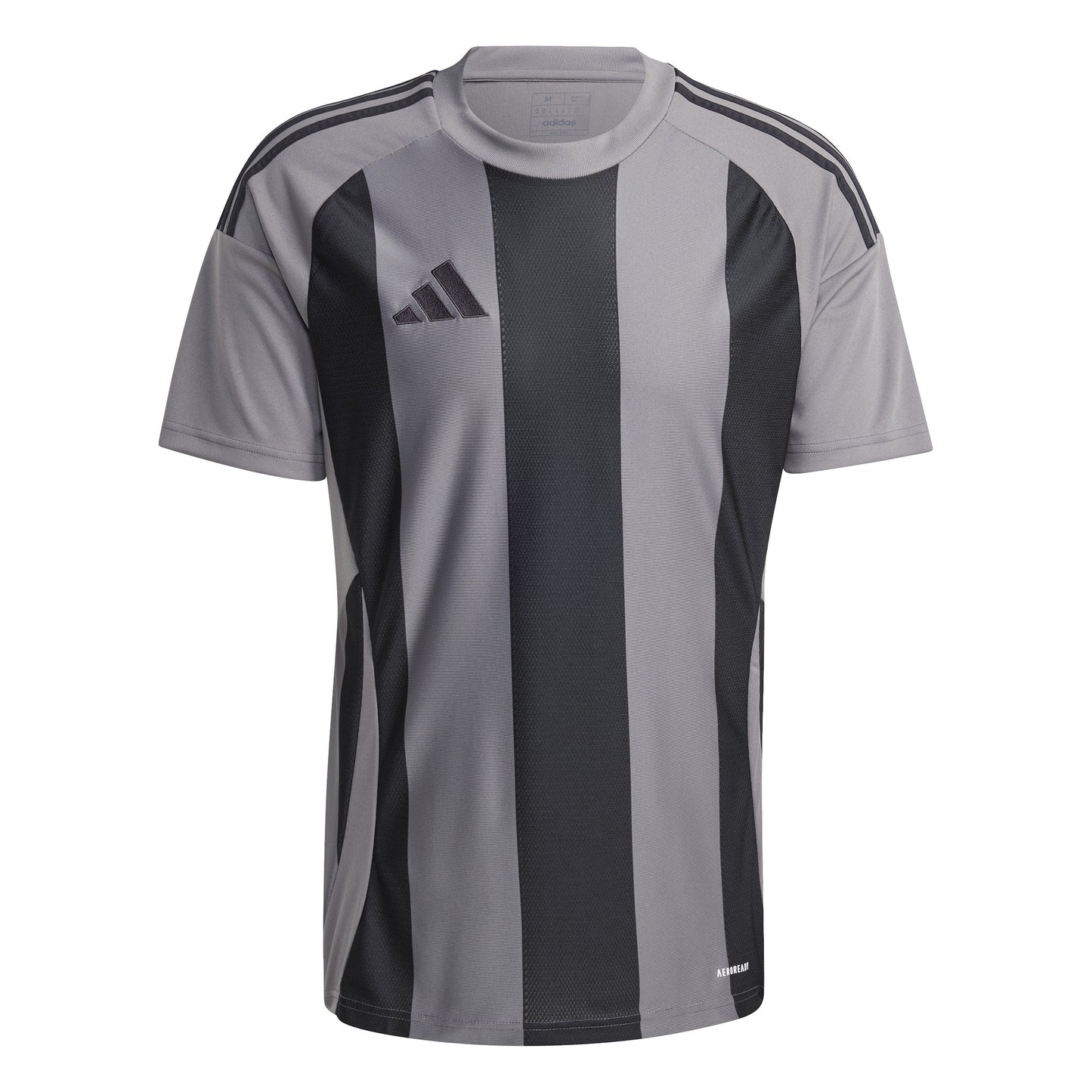 Adidas Striped 24 Jersey Team Grey/Black