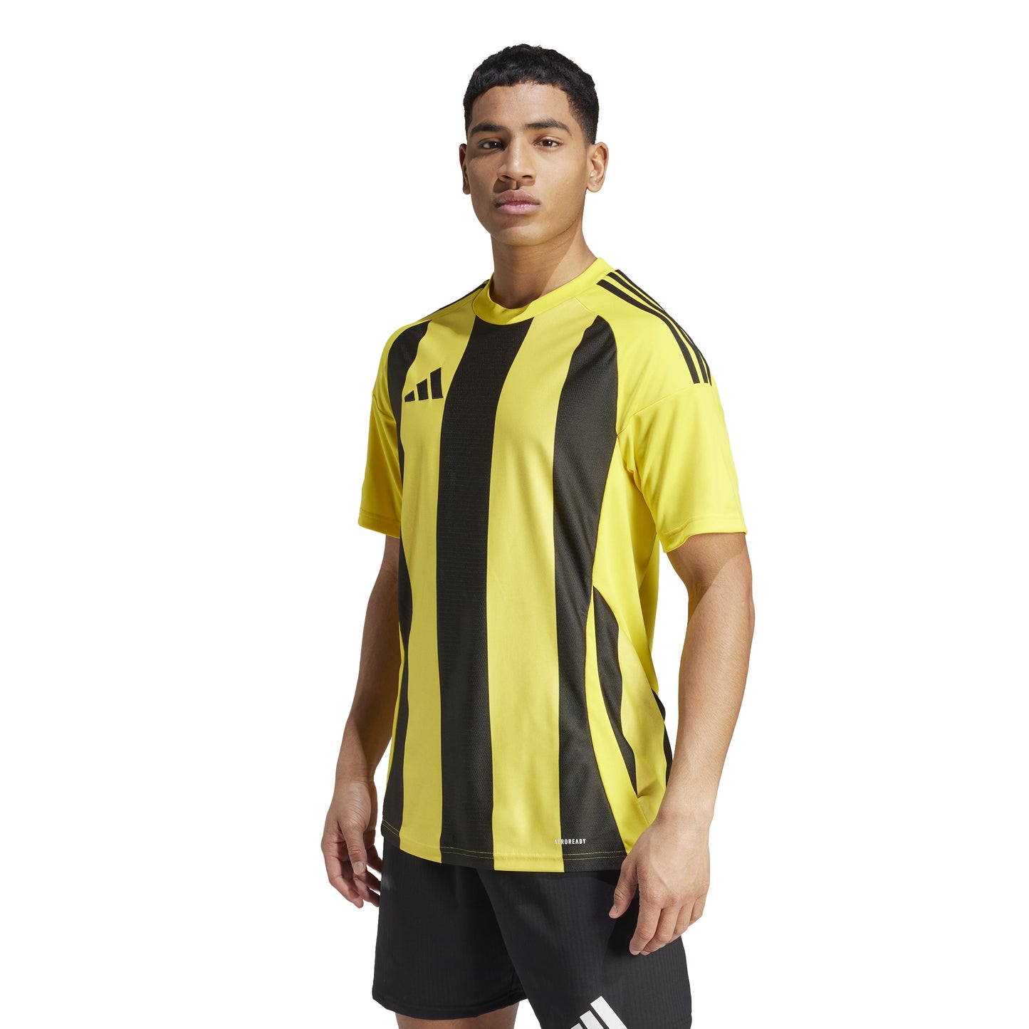 Adidas Striped 24 Jersey Team Yellow/Black