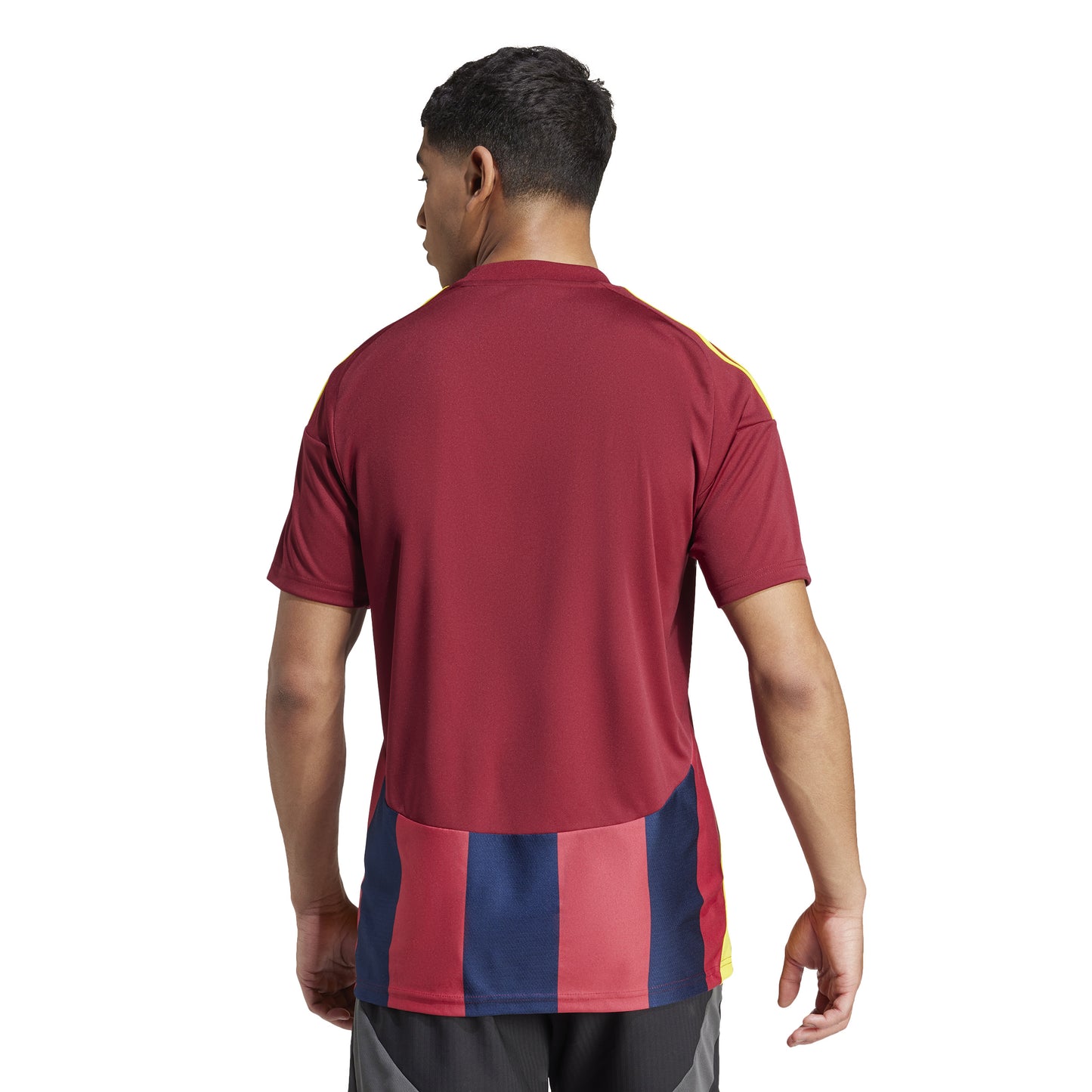 Adidas Striped 24 Jersey Team Navy Blue/Team Coll Burgundy/Team Yellow