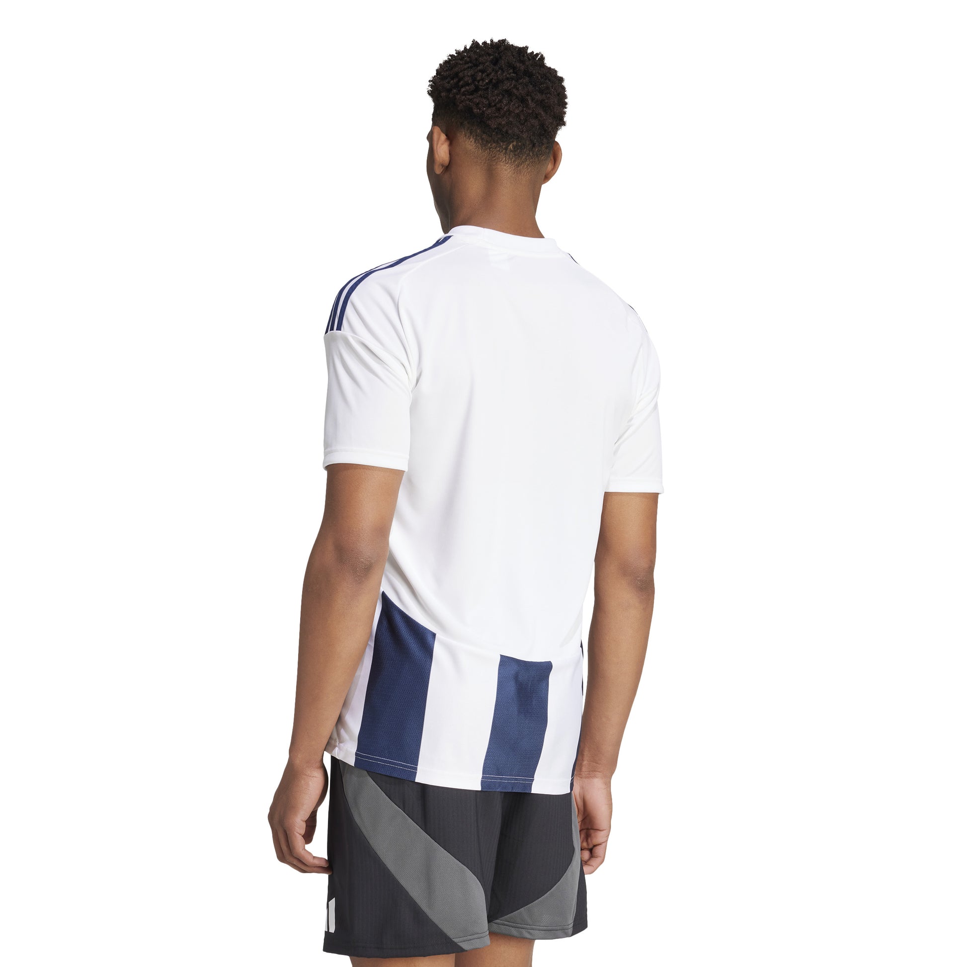 Adidas Striped 24 Jersey Team Navy Blue/White