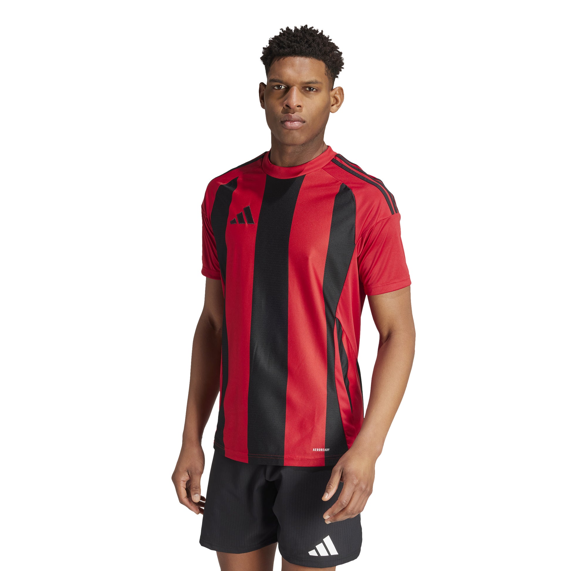 Adidas Striped 24 Jersey Team Power Red/Black