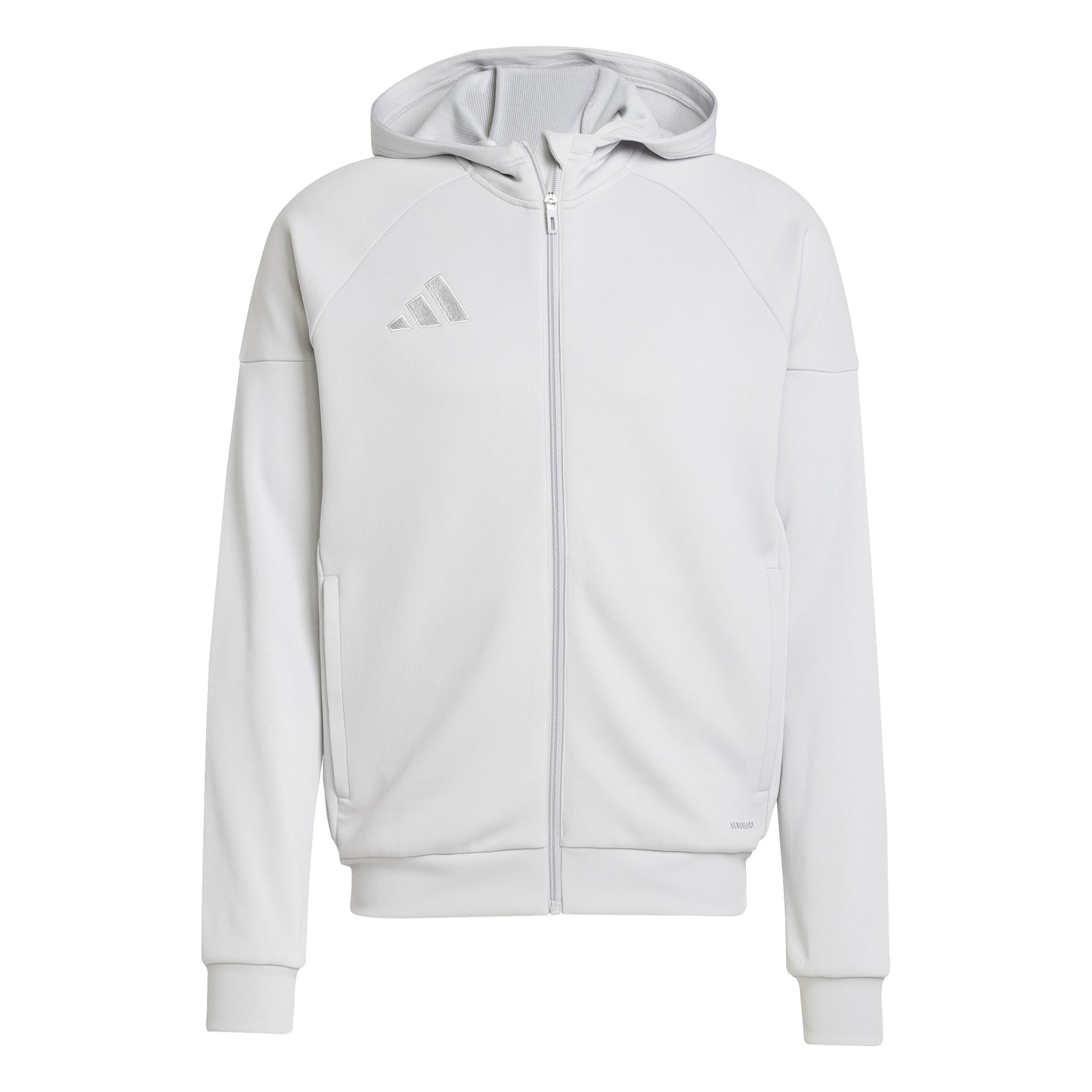 Adidas Tiro 25 Full Zip Hoodie Team Light Grey
